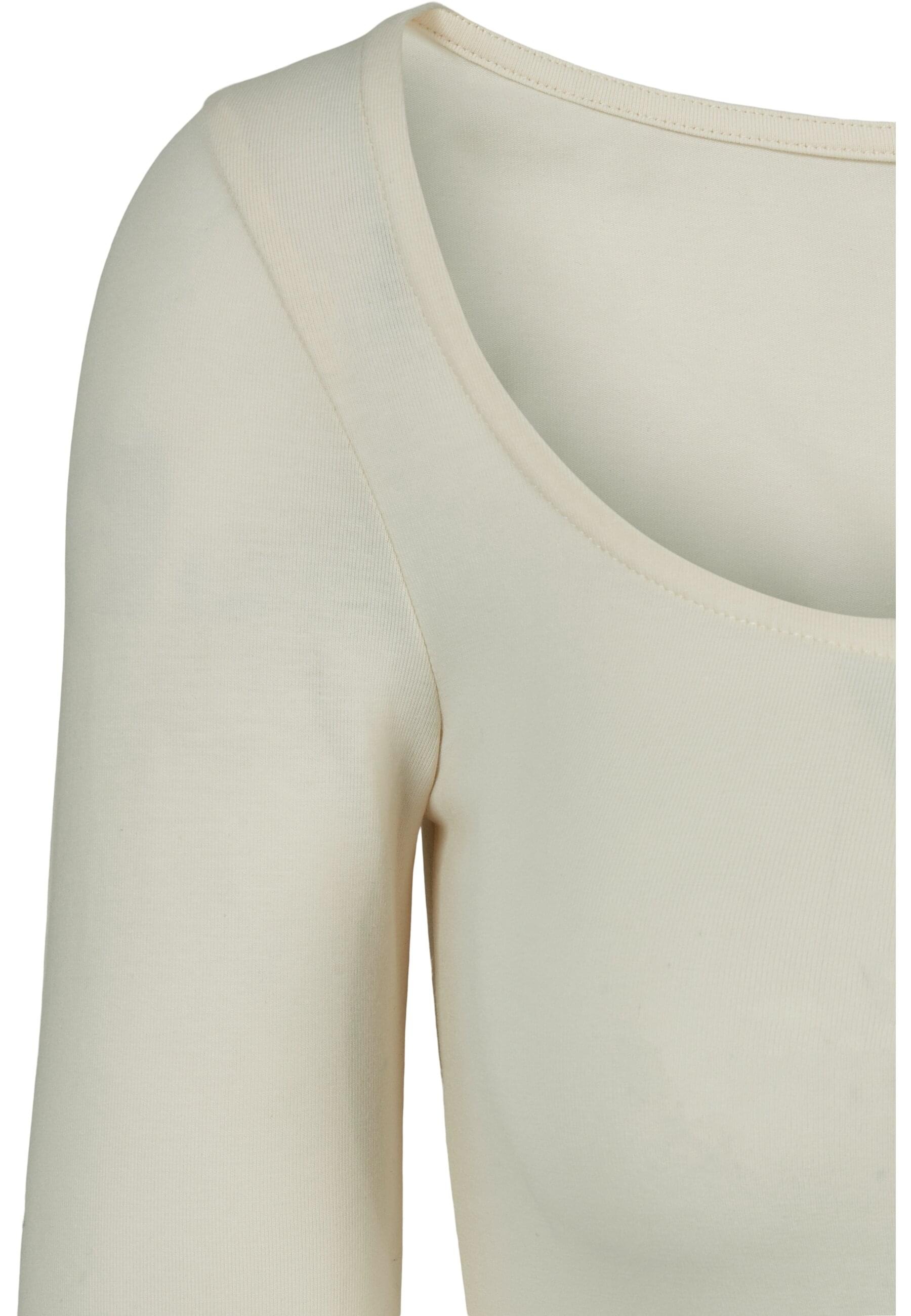 URBAN CLASSICS Langarmshirt »Urban Classics Damen Ladies Organic Longsleeve Body«, (1 tlg.)