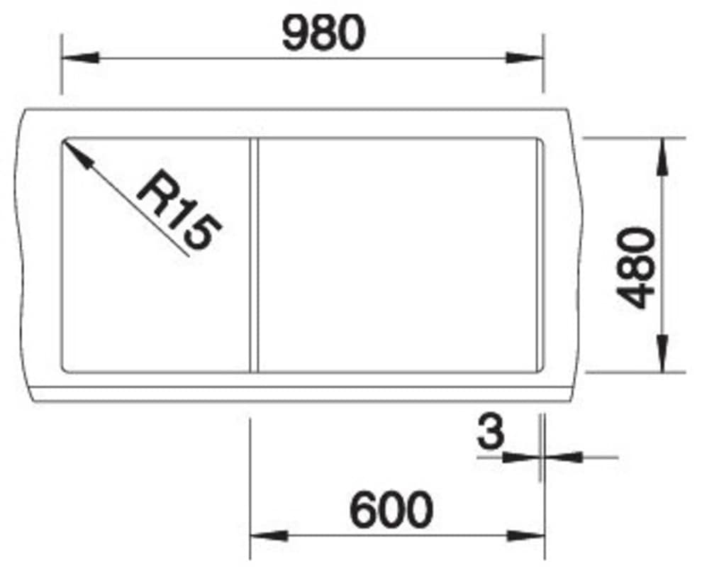 Blanco Granitspüle »METRA 6 S«, erhältlich in mehreren Farben, inkl. Multifunktionsschale Edelstahl