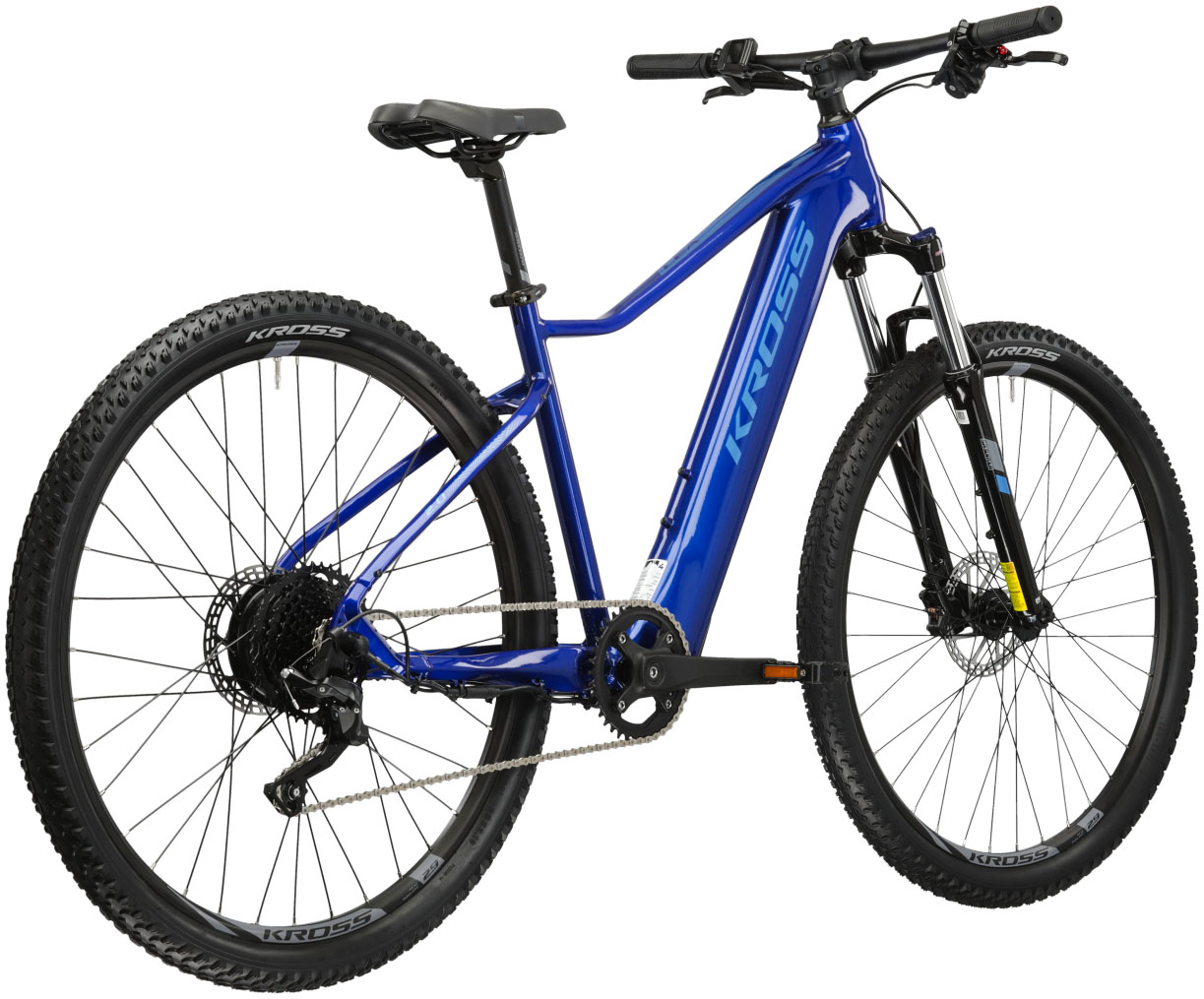 Thumbnail - Kross "KROSS E-MTB Lea Boost 2.0 29 Zoll blau" 9 Gang microSHIFT ACOLYTE M5180M Schaltwerk Kettenschaltung Heckmotor 250...