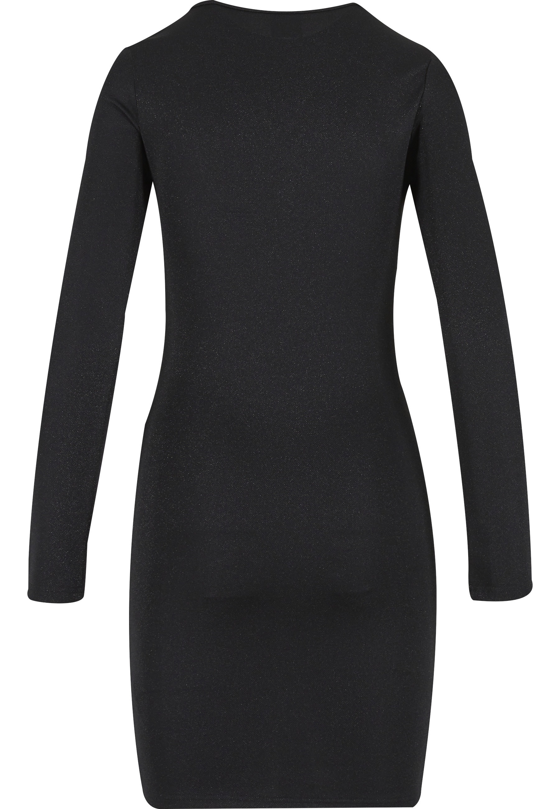 URBAN CLASSICS Shirtkleid »Urban Classics Ladies Glitter Longsleeve Dress« 1 Stk. tlg.