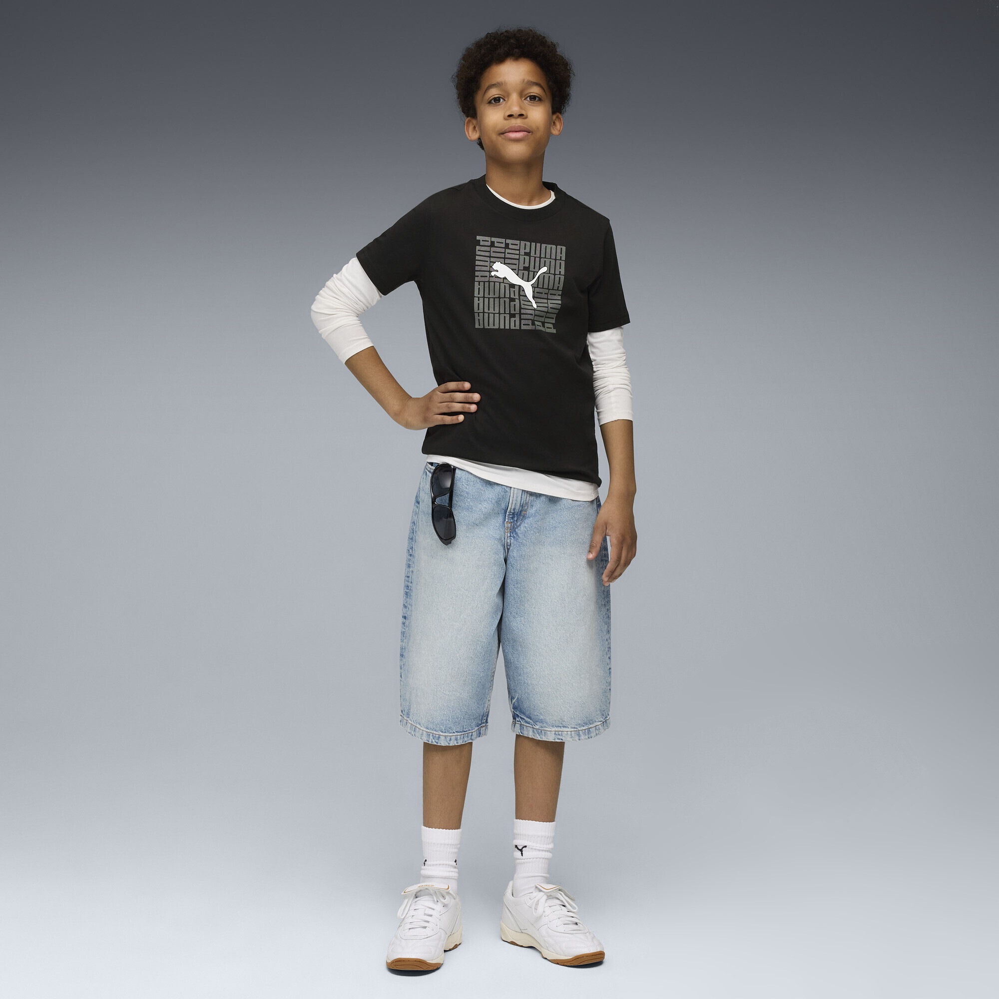 PUMA T-Shirt »Graphic Box T-Shirt Jungen«