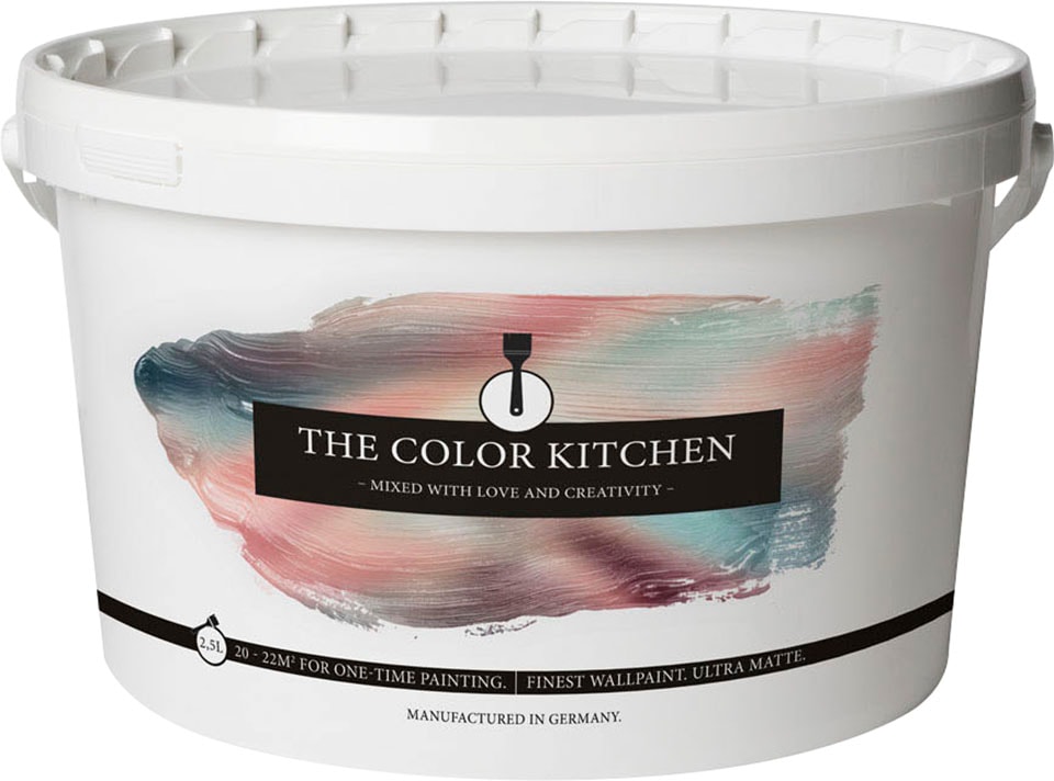 A.S. Création Wand- und Deckenfarbe »Seidenmatt Innenfarbe THE COLOR KITCHEN« Schwarz, für Wohnzimmer Schlafzimmer Flur Küche