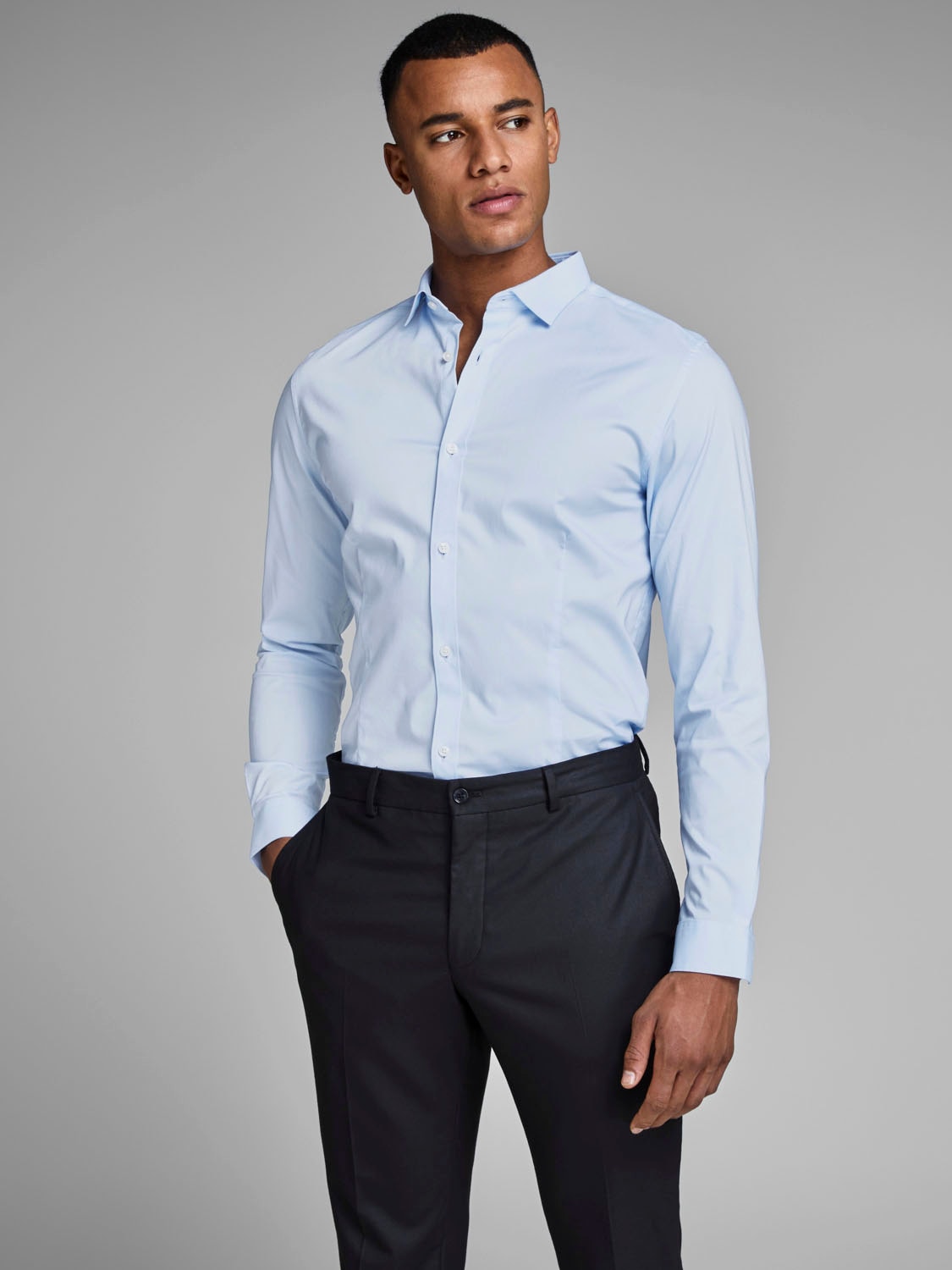 Jack & Jones Businesshemd "JJPRPARMA in Skinny Fit, Stretchanteil und verst günstig online kaufen