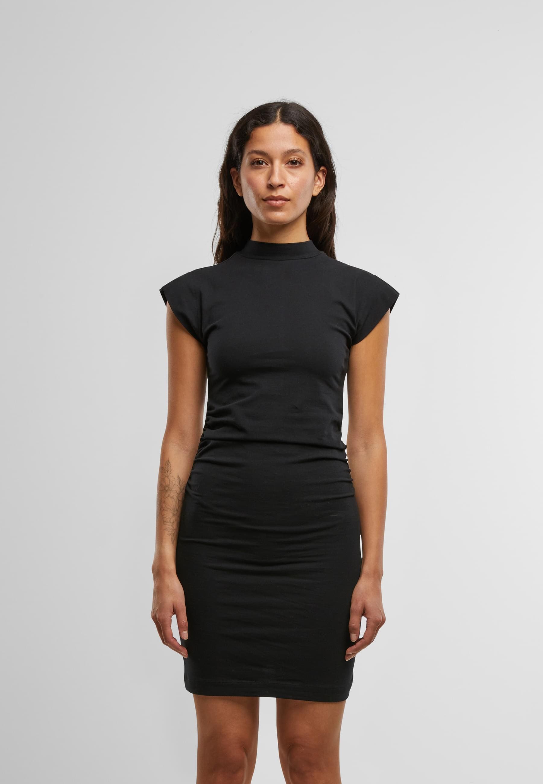 URBAN CLASSICS Shirtkleid »Urban Classics Ladies Short Cotton Jersey Dress«, (1 tlg.)