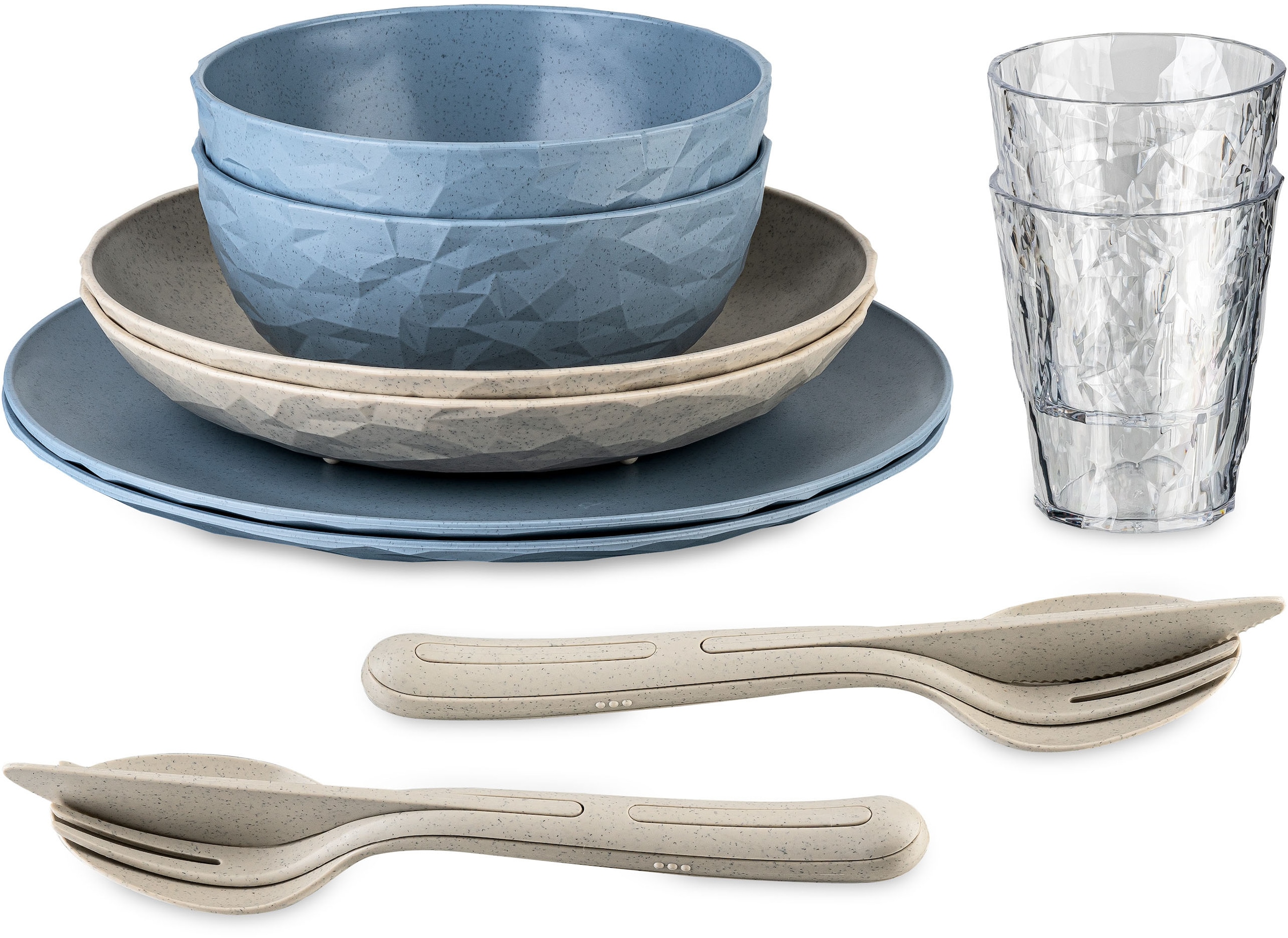 KOZIOL Geschirr-Set "CLUB SET SKAGEN" spülmaschinengeeignet, melaminfrei, C günstig online kaufen