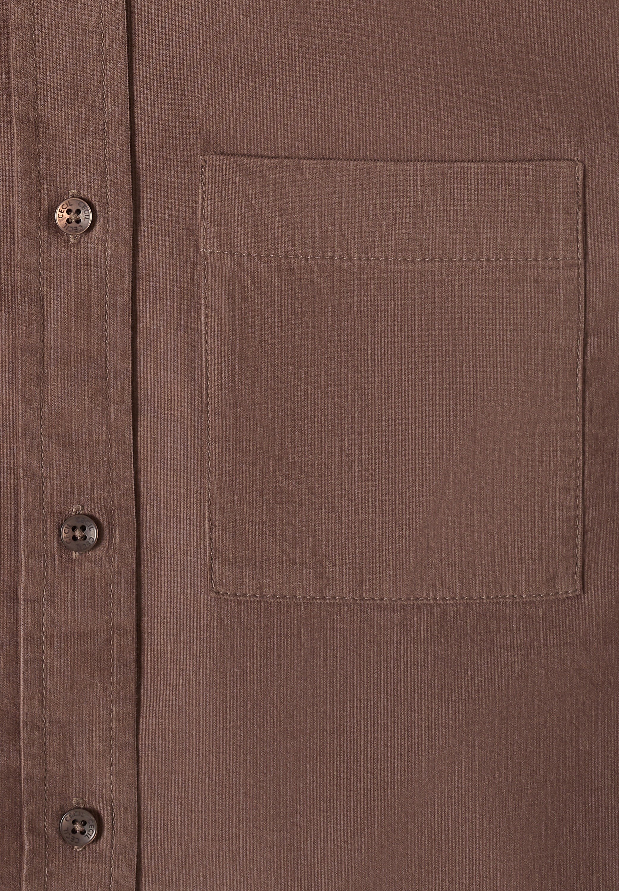 Cecil Langarmbluse aus reiner Baumwolle