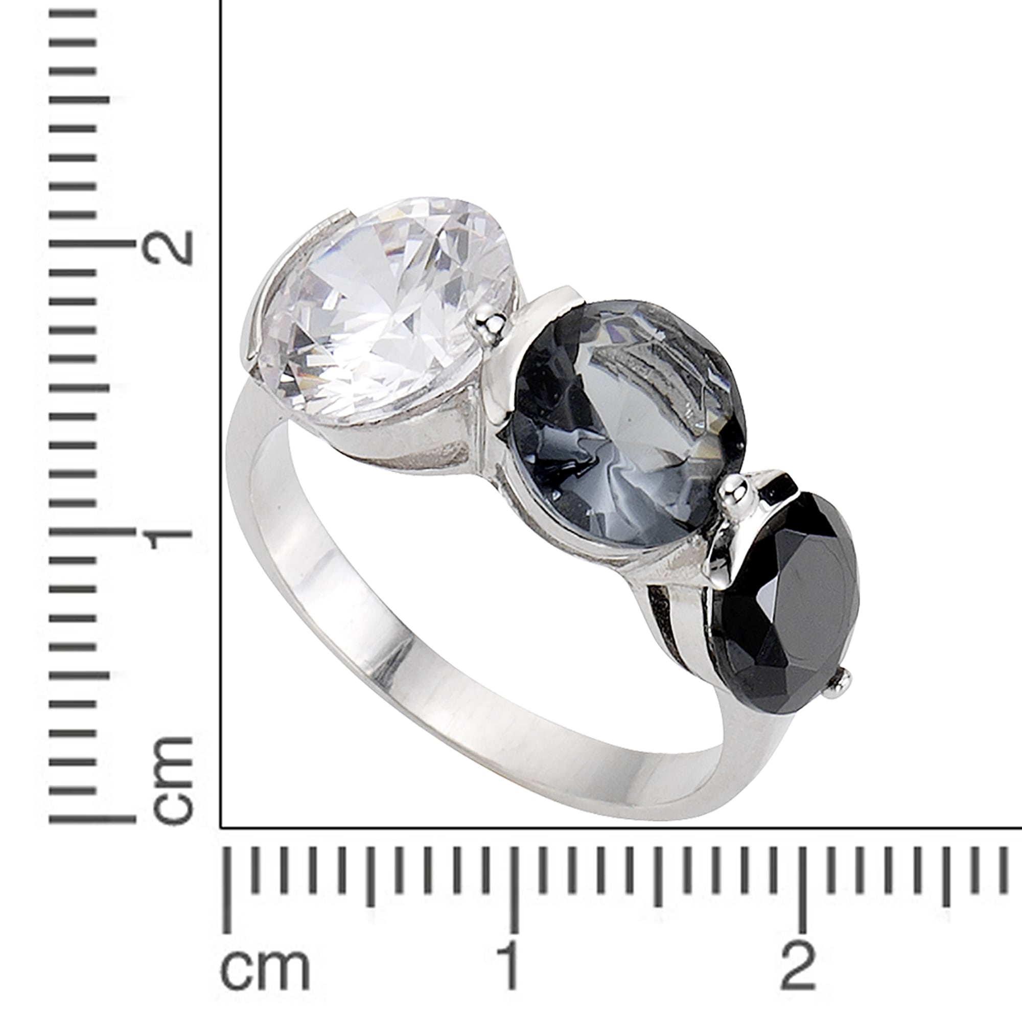 Zeeme Fingerring »925 Sterling Silber Zirkonia mehrfarbig«