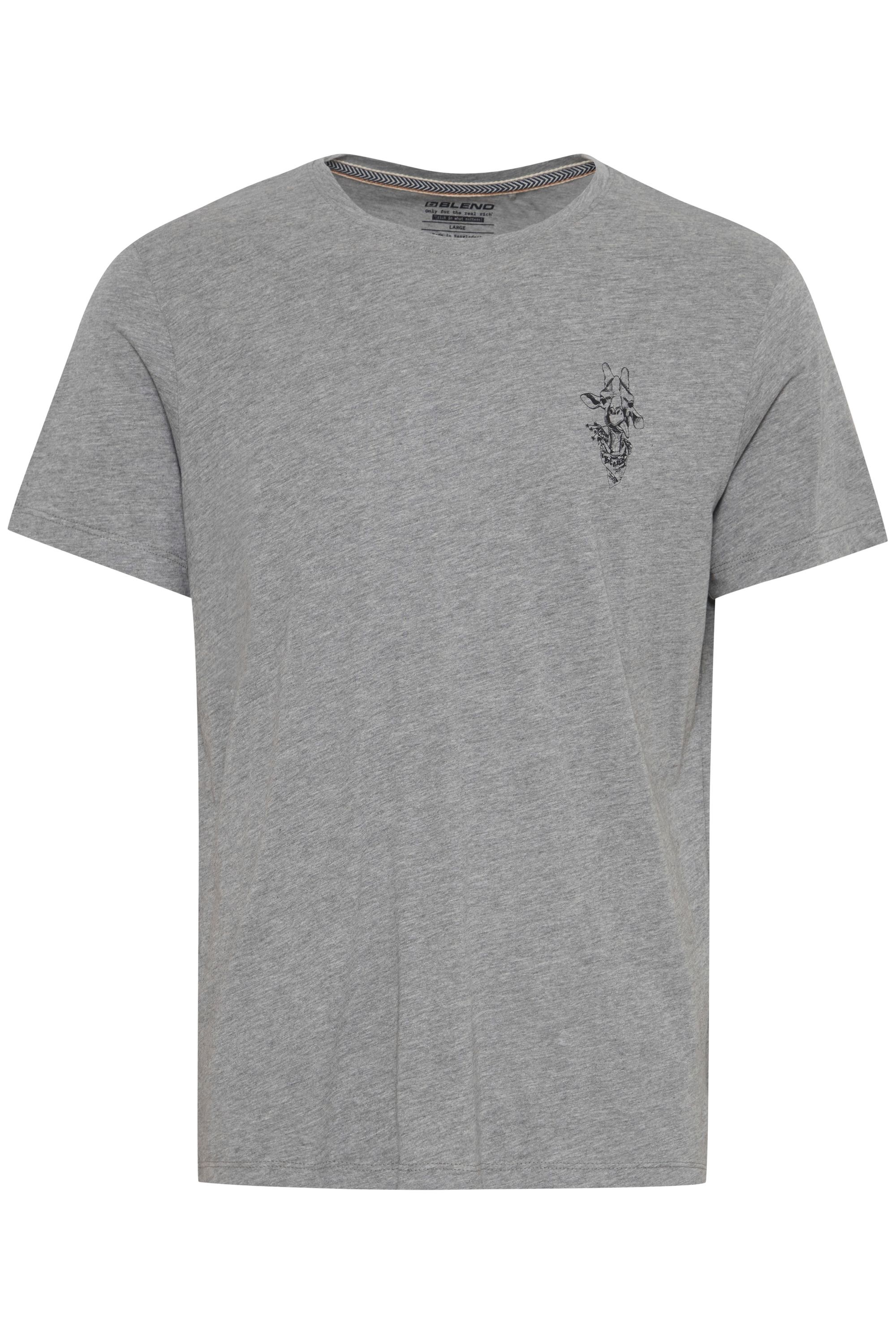 Blend T-Shirt "BHTee" Basic T-Shirt mit Rundhalsausschnitt günstig online kaufen