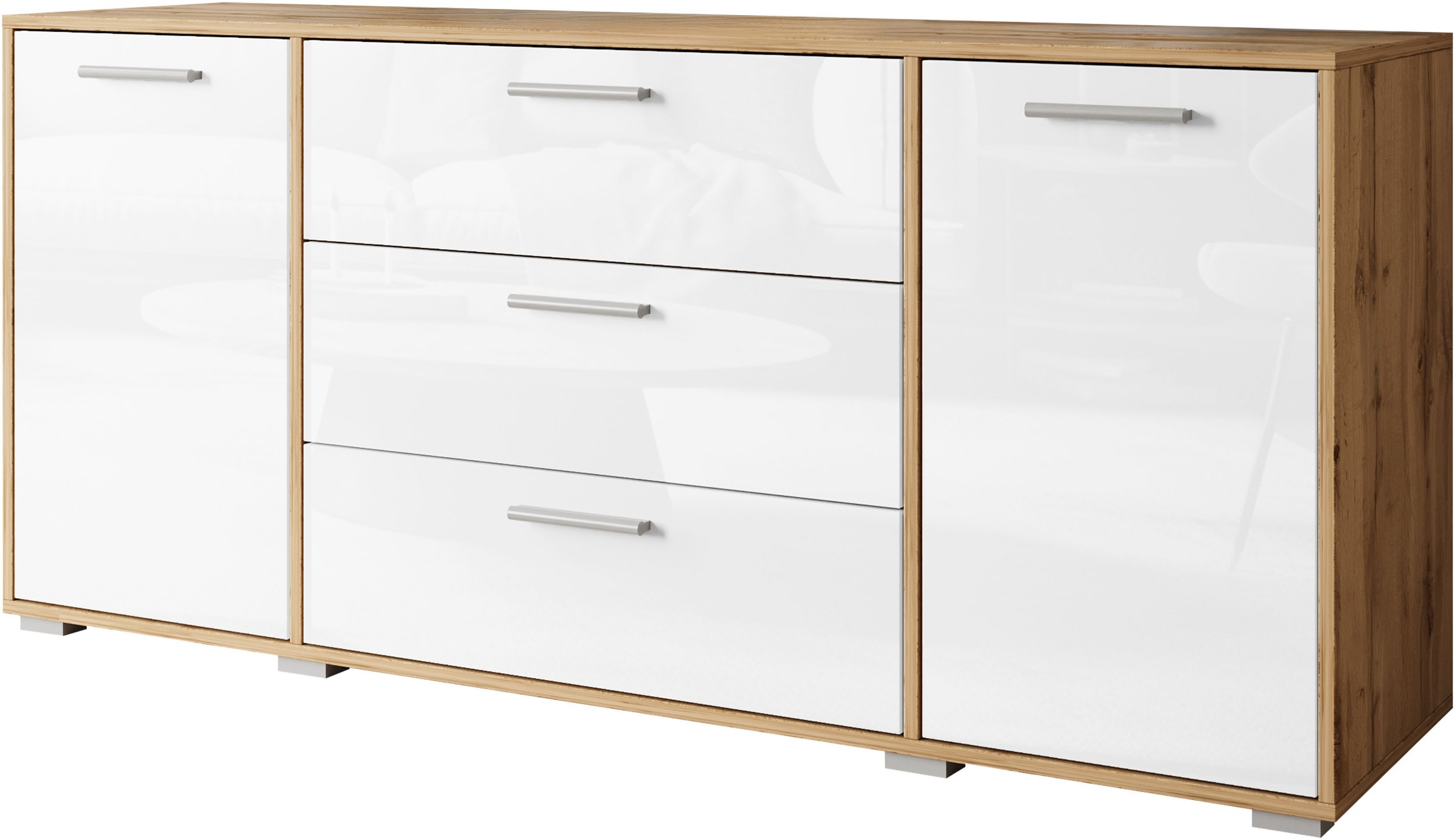 INOSIGN Sideboard "BOGOTA", moderne Kommode, Schubladenschrank mit verstell günstig online kaufen