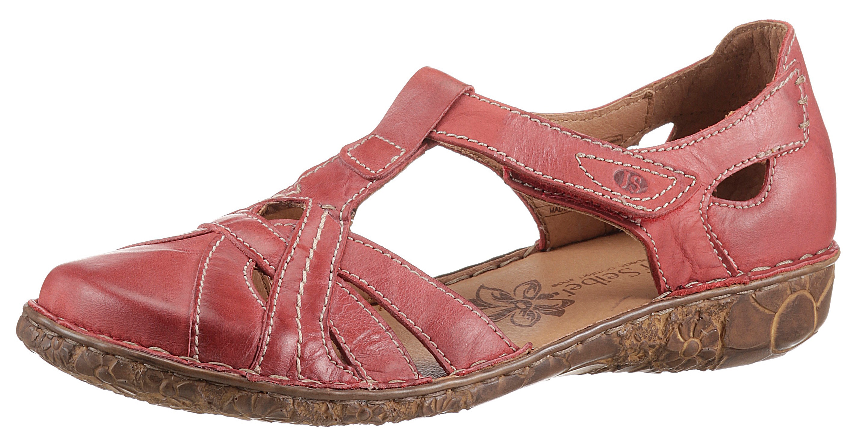 Josef Seibel Women's 'Rosalie 29' Closed Toe Sandals|Size: 6.5|red