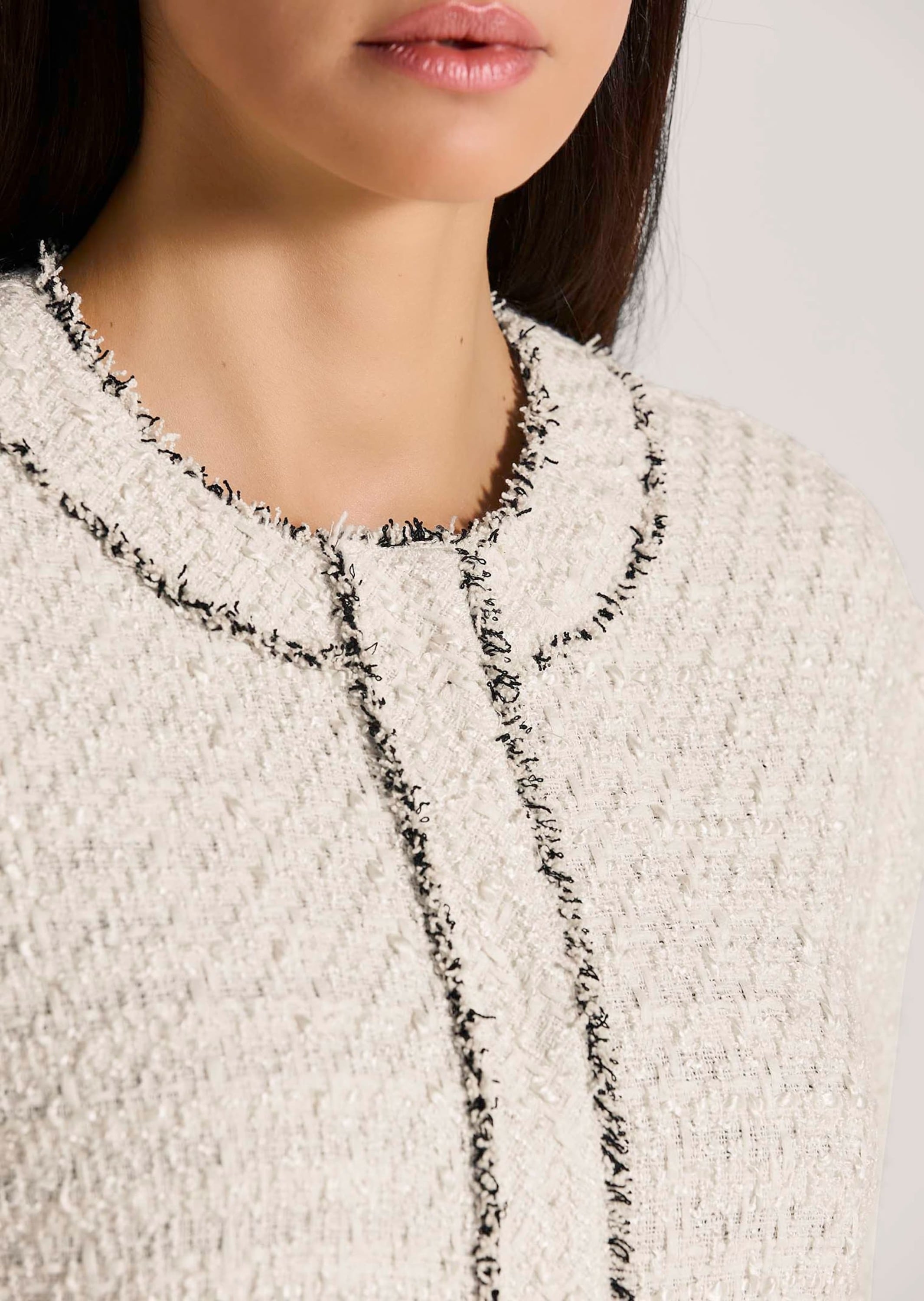 MADELEINE Jerseyblazer »Blazer Kurzblazer in Bouclé-Optik«