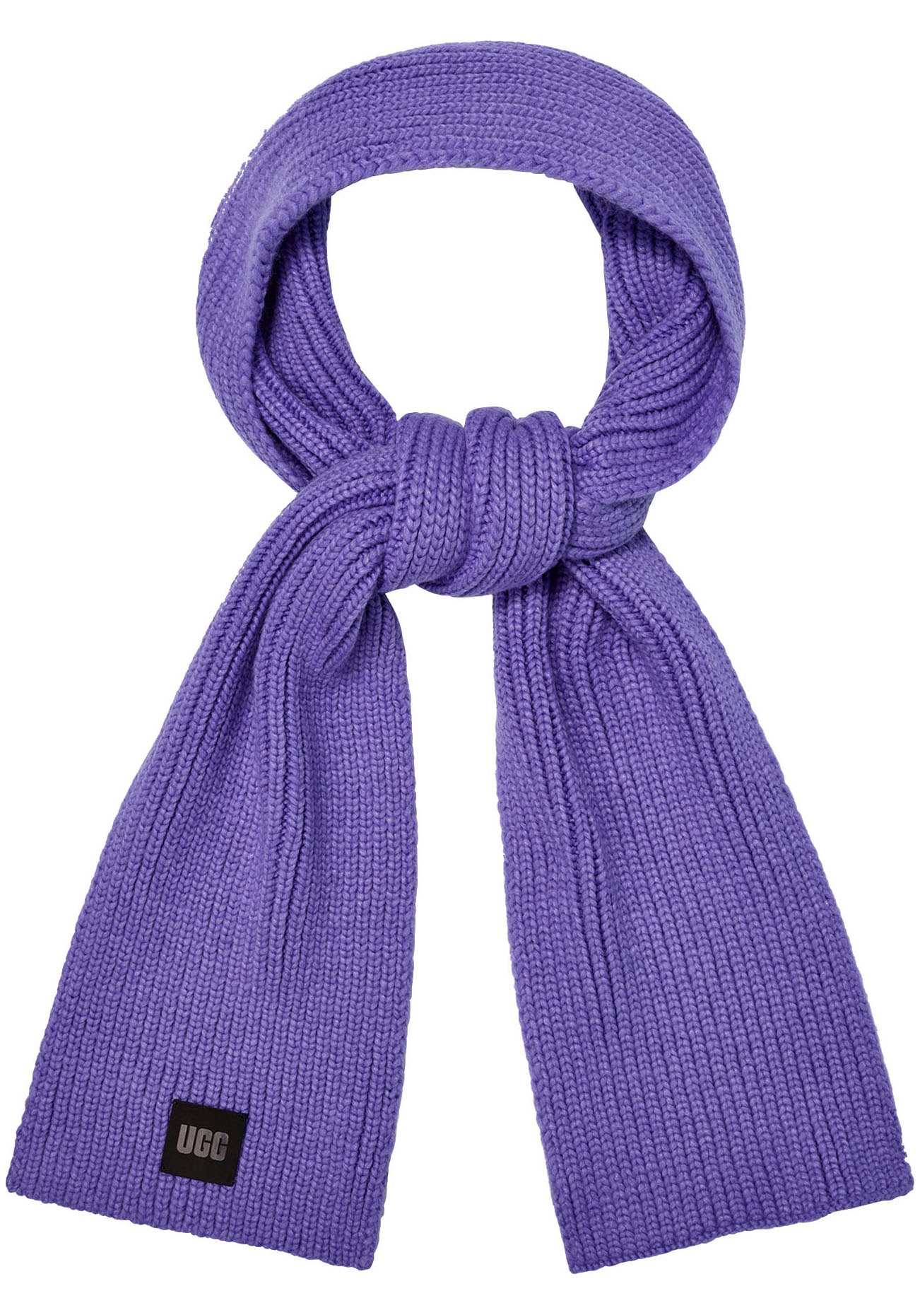 UGG Strickschal "Chunky Rib Scarf", mit Logo-Patch günstig online kaufen