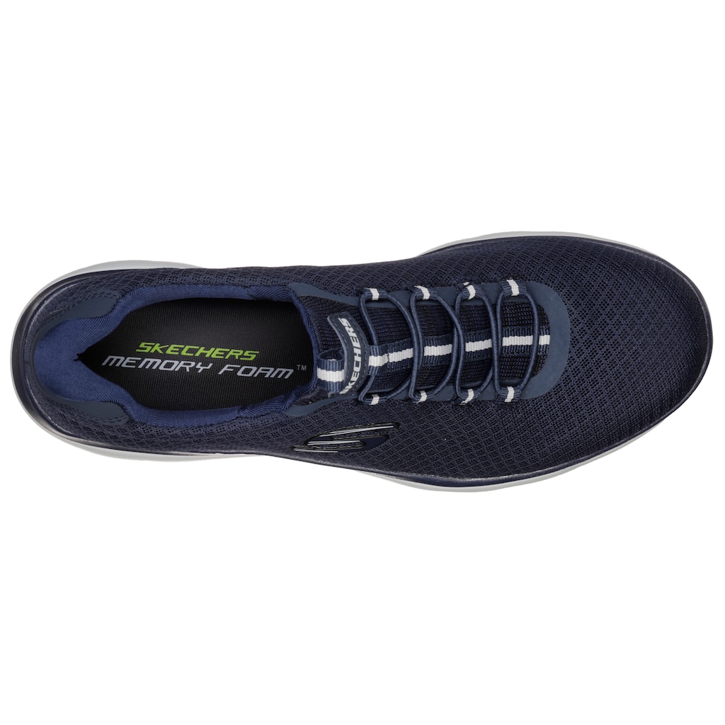 Skechers Slip-On Sneaker »SUMMITS«, mit praktischem Gummizug