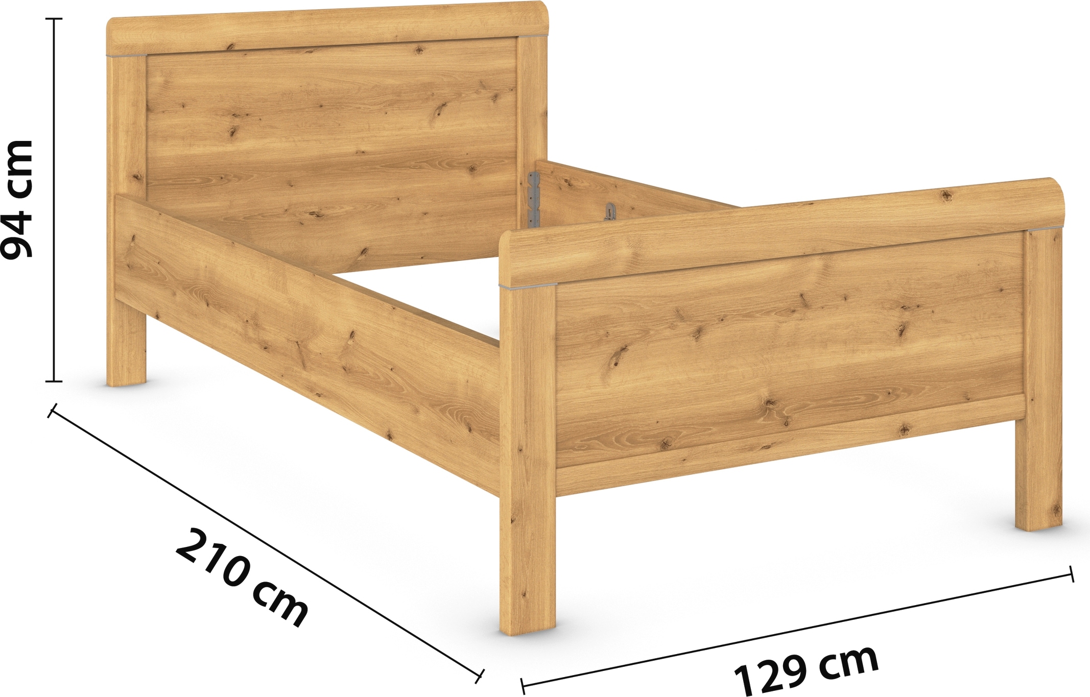 rauch Schlafzimmer-Set »Komplettschlafzimmer Schlafzimmer EVELYN«, (Set, 3 tlg.), Schrank und Bett in 2 Breiten, Nachttisch 2 Schubladen MADE IN GERMANY