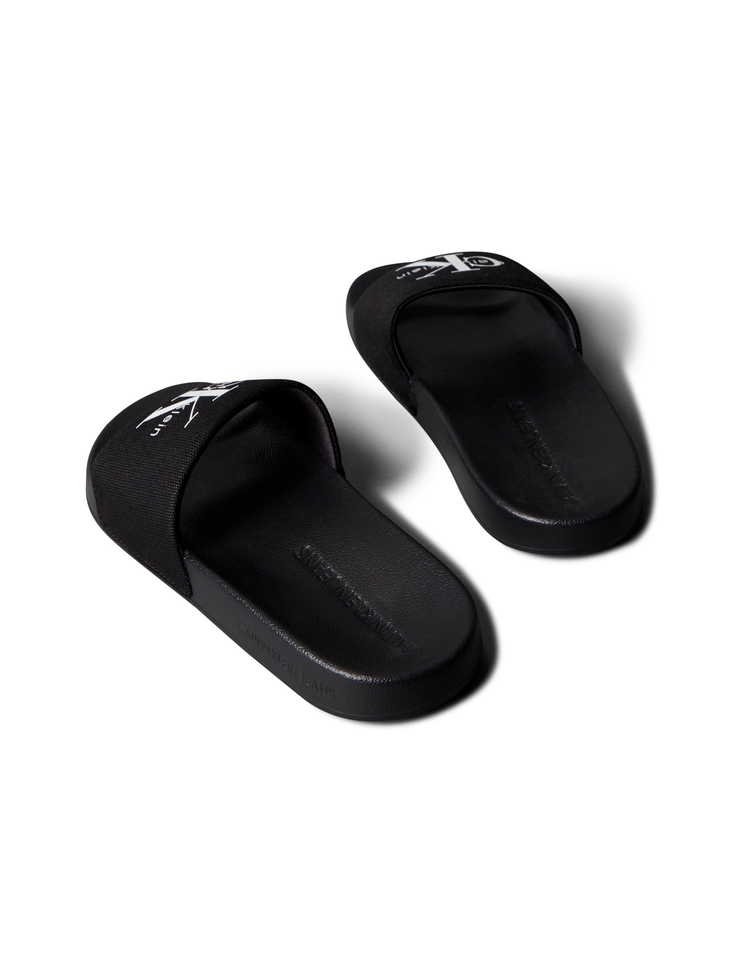 Calvin Klein Jeans Badepantolette »SLIDE MONOGRAM WN LOGO CK«  Strandschuh, Pool Slides, Badeschuh, Flat mit Logo