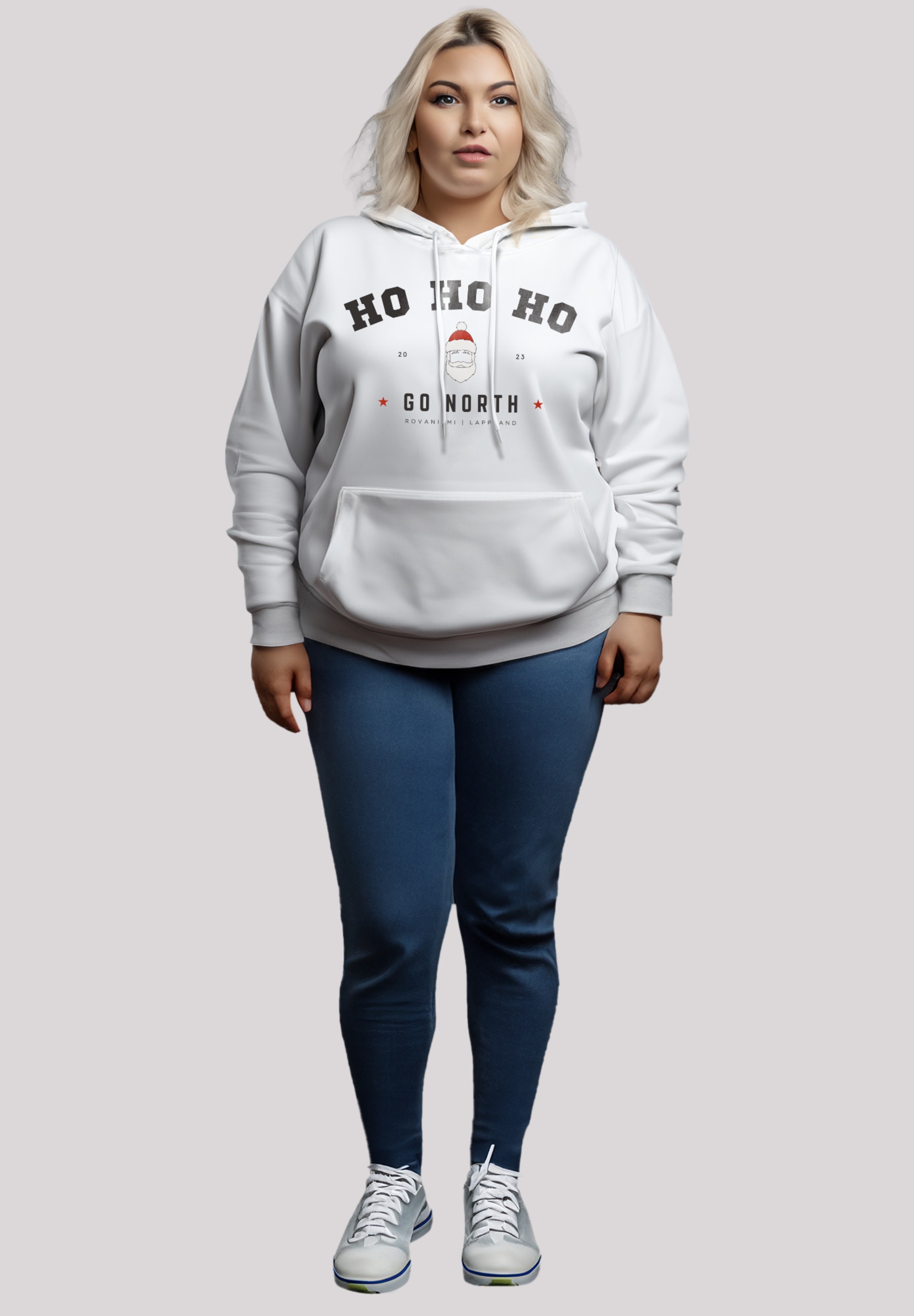 F4NT4STIC Kapuzenpullover »Ho Ho Ho Santa Weihnachten PLUSSIZE«, Premium Qualität