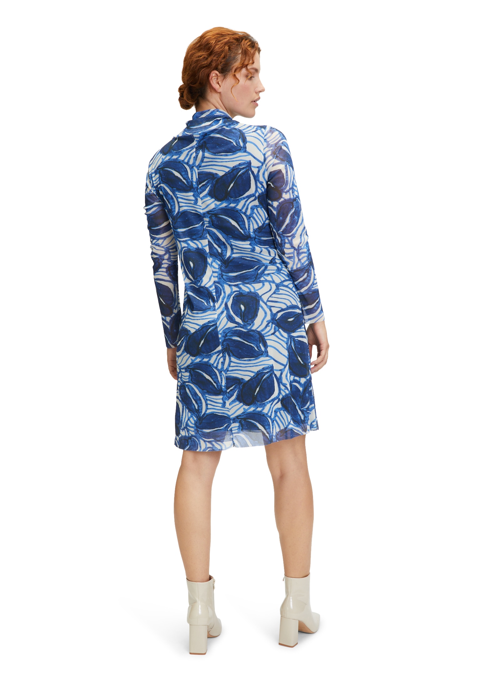 Cartoon Druckkleid »Cartoon Casual-Kleid mit Stehkragen«, Muster