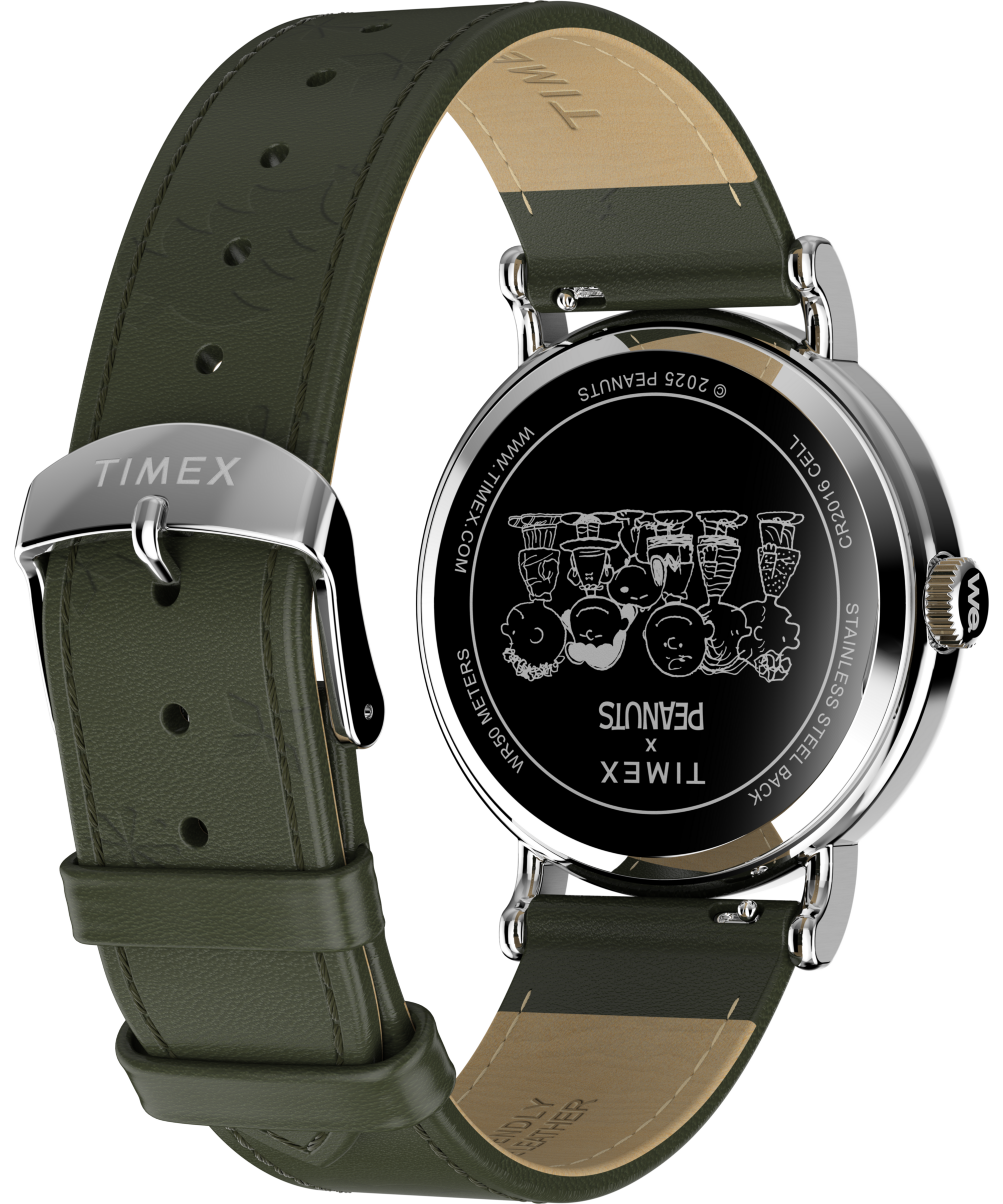 Timex Quarzuhr »TIMEX x PEANUTS TIMEX WEEKENDER«, Armbanduhr, Herrenuhr, Damenuhr, Lederarmband, Leuchtzeiger