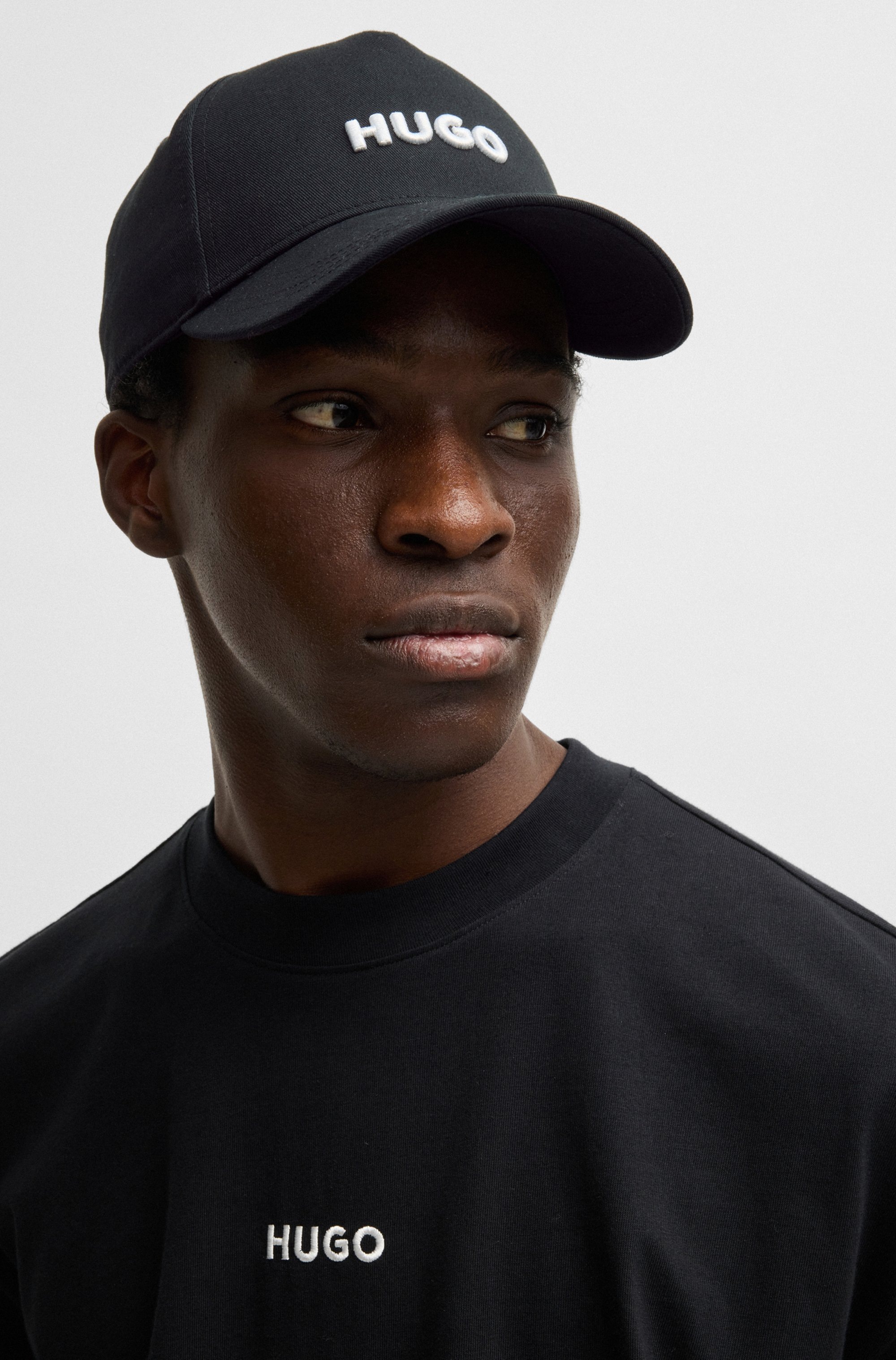 HUGO Baseball Cap, mit 3D Logostickerei, verstellbarer Verschluss, unisex