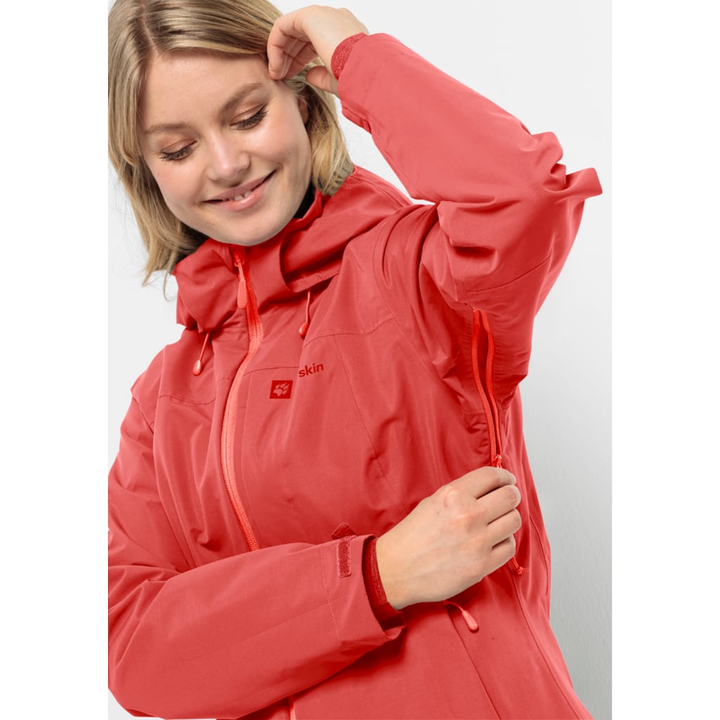 Jack Wolfskin Funktionsjacke »FERNBLICK 2L JKT W«, mit Kapuze