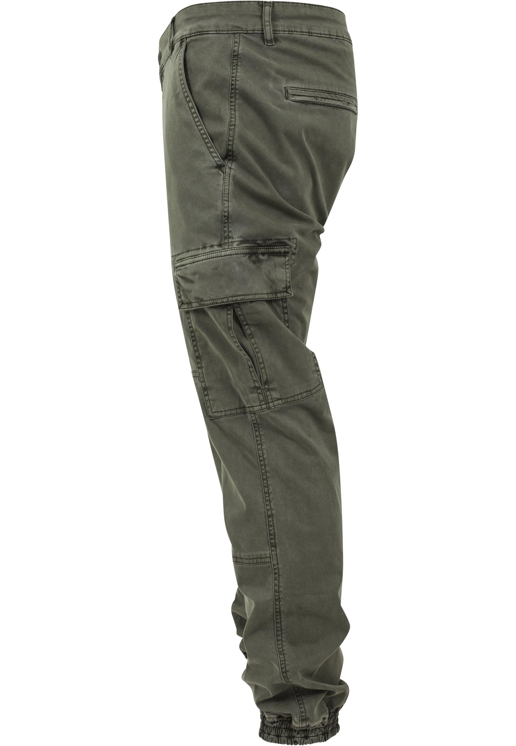 URBAN CLASSICS Cargohose »Urban Classics Herren Washed Cargo Twill Jogging Pants«, (1 tlg.)