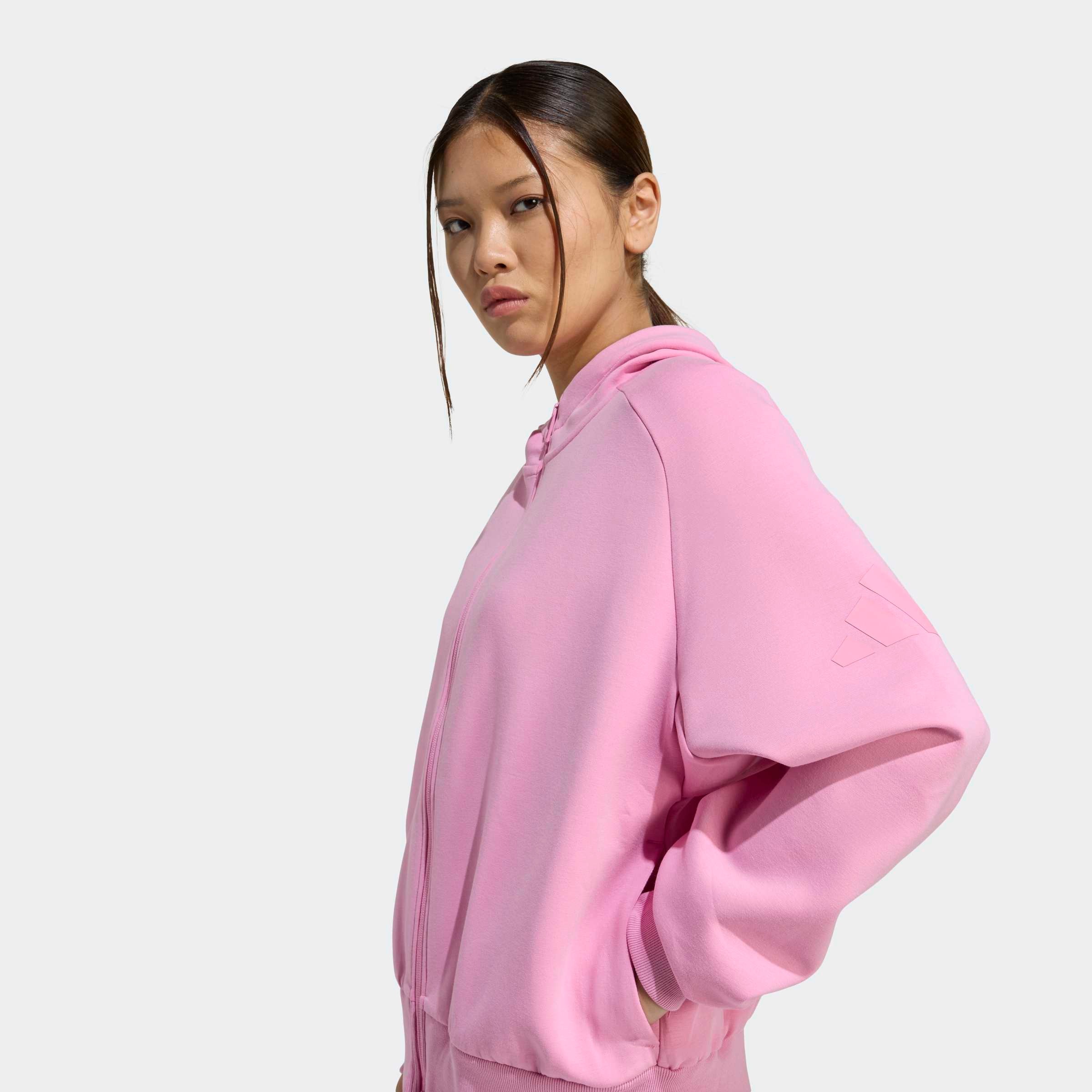 adidas Sportswear Kapuzensweatshirt "SOFT LUX, REISSVERSCHLUSS" günstig online kaufen