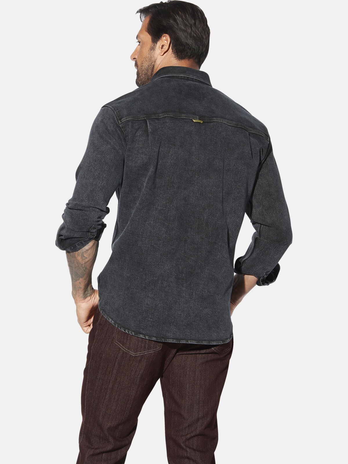 Jan Vanderstorm Jeanshemd »Jeanshemd OLAVIK«