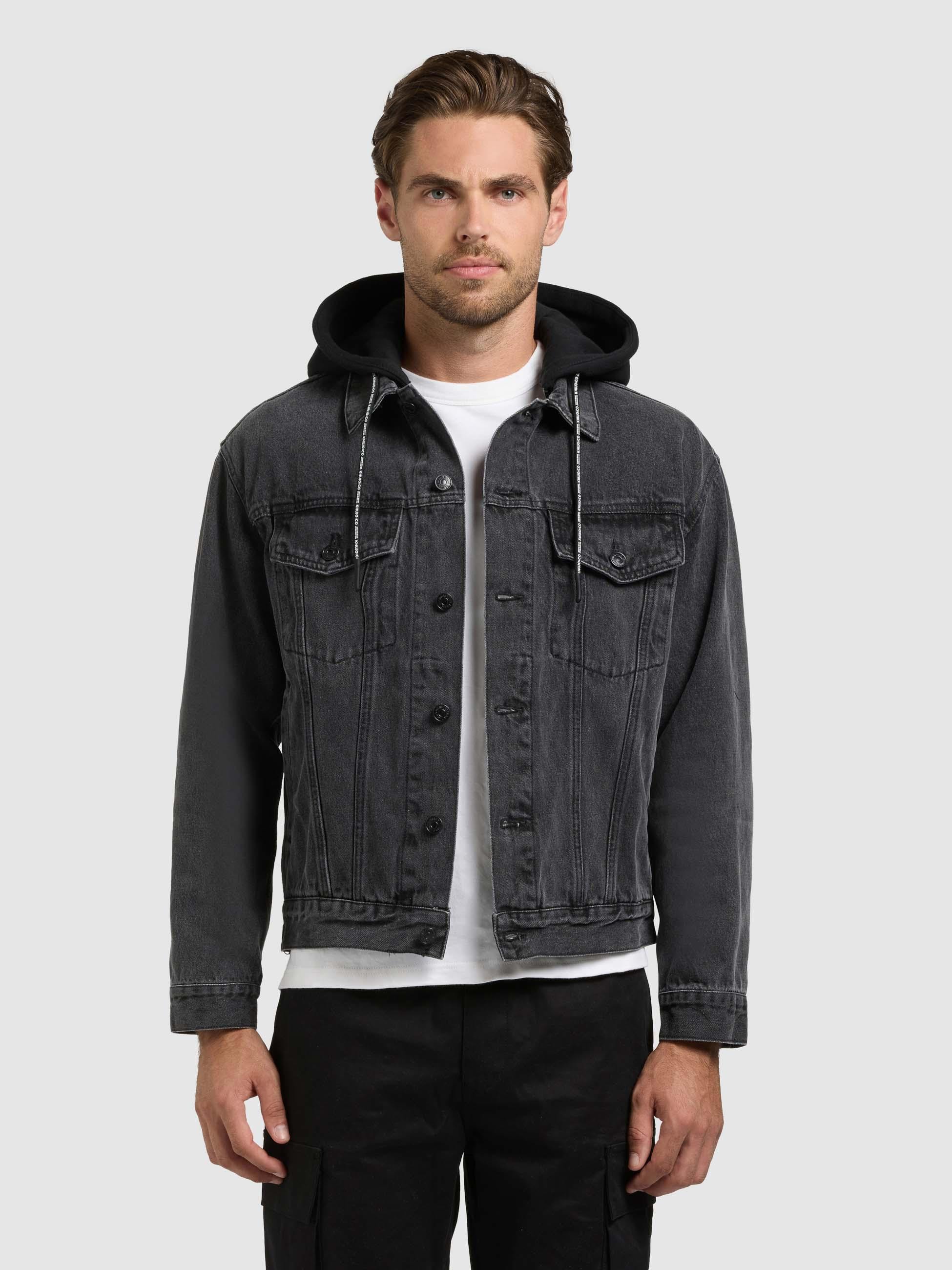 khujo Jeansjacke »Jokin« mit Kapuze Herren Denim-Jacke mit Sweat-Kapuze