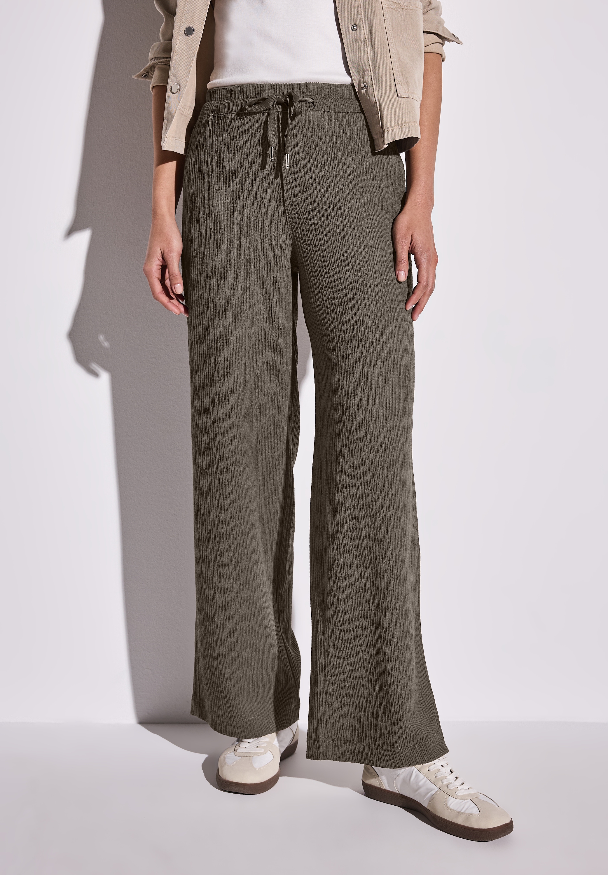 STREET ONE Stoffhose, Sommerhose mit Struktur günstig online kaufen