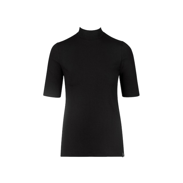 Trigema T-Shirt »TRIGEMA T-Shirt mit elastischem Stehkragen« für kaufen |  BAUR