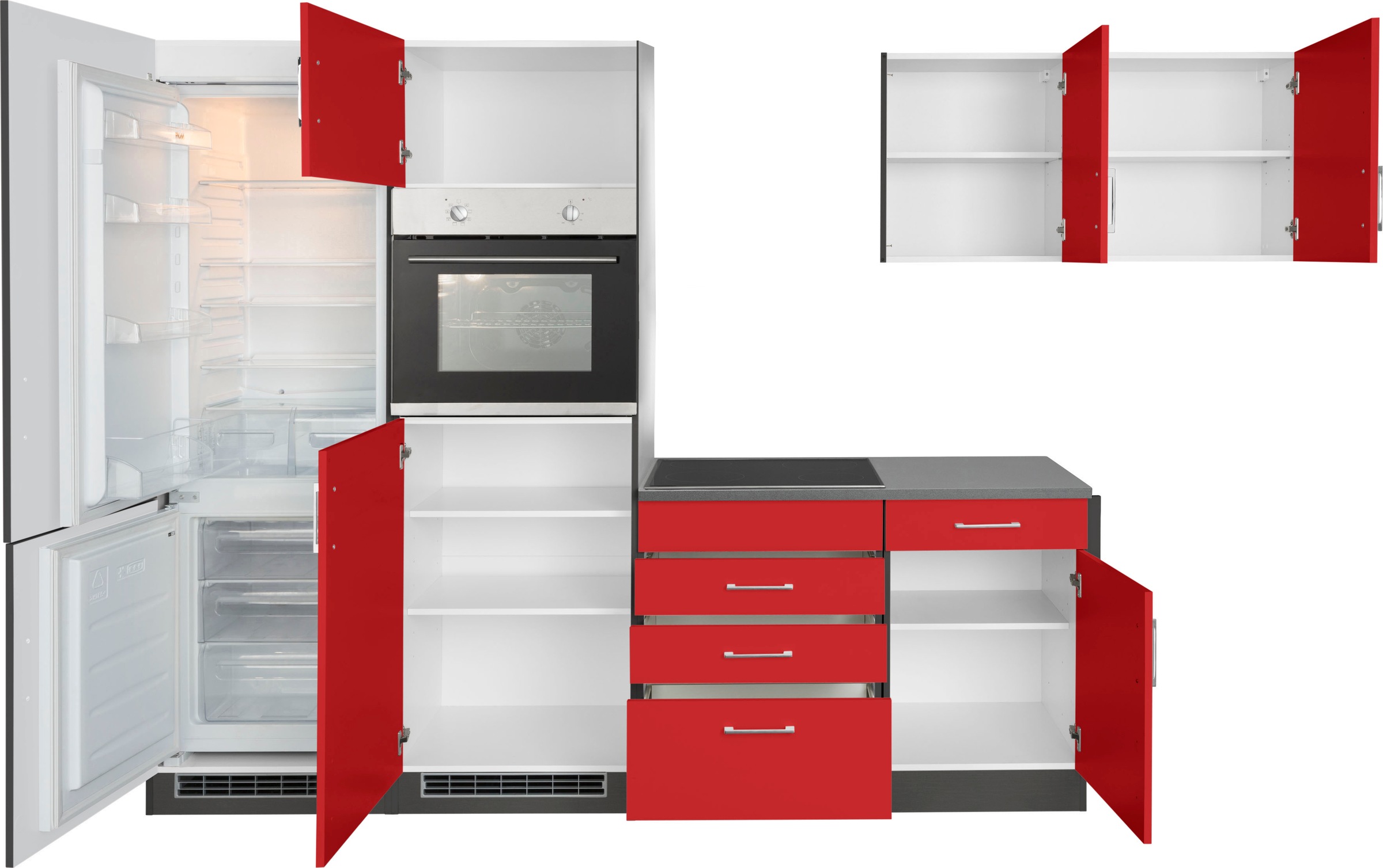 KOCHSTATION Küchenzeile "KS-Paris – Küchen mit einzigartigen Fotomotiven au günstig online kaufen