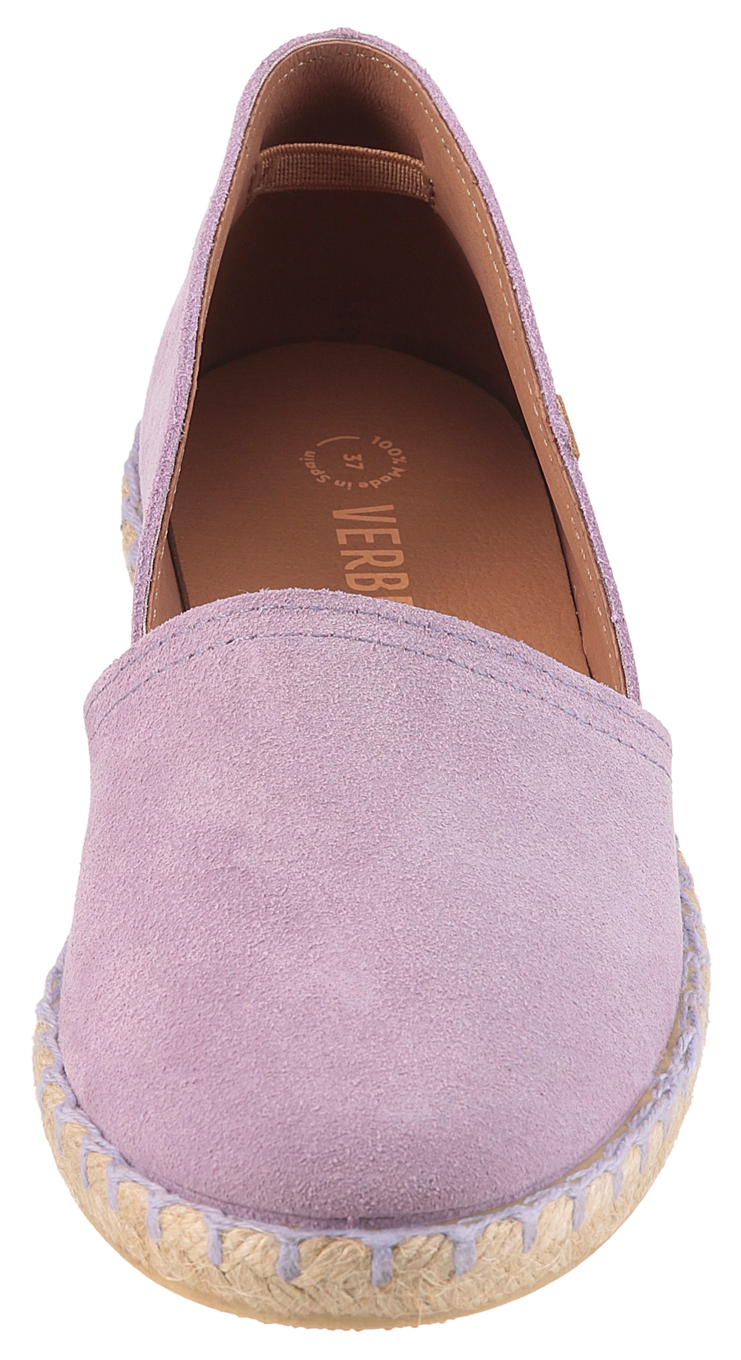 VERBENAS Espadrille »CARMEN SERRAJE«, Schlupfschuh, Sommerschuh, Loafer mit typischem Jute-Rahmen
