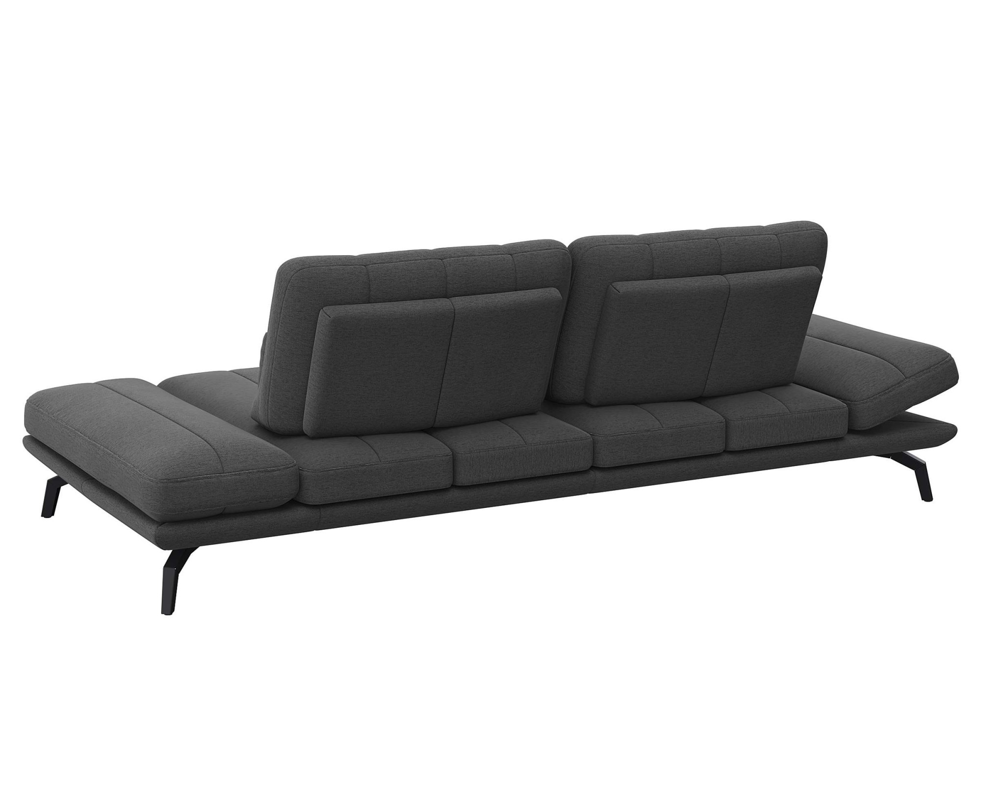 FLEXLUX 3-Sitzer »Tropea Funktionssofa, Designsofa, Relaxfunktion, TV-Couch,«, mit Armteilverstellung sowie Sitztiefenverstellung, Breite 252 cm