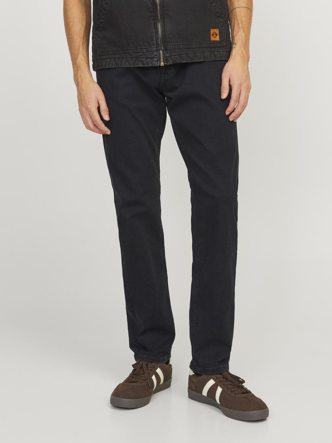 Jack & Jones Comfort-fit-Jeans "JJIMIKE JJORIGINAL SQ 223", Stonewashed für einen Used-Look mit Faded-Effekten