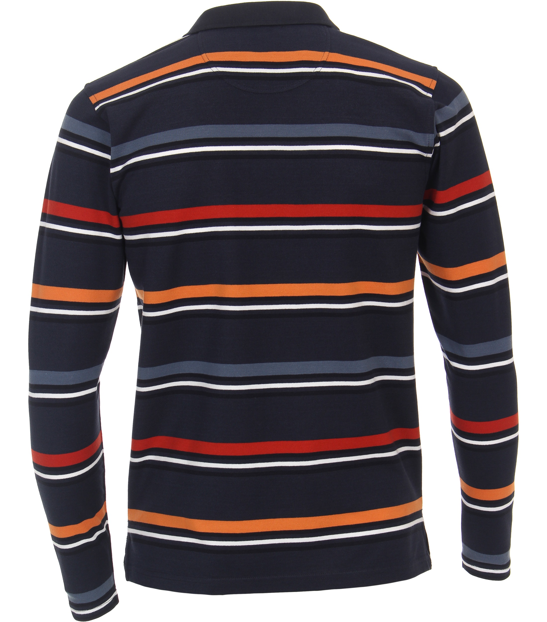 CASAMODA Langarm-Poloshirt "CASAMODA Polo-Shirt Langarm gestreift" günstig online kaufen