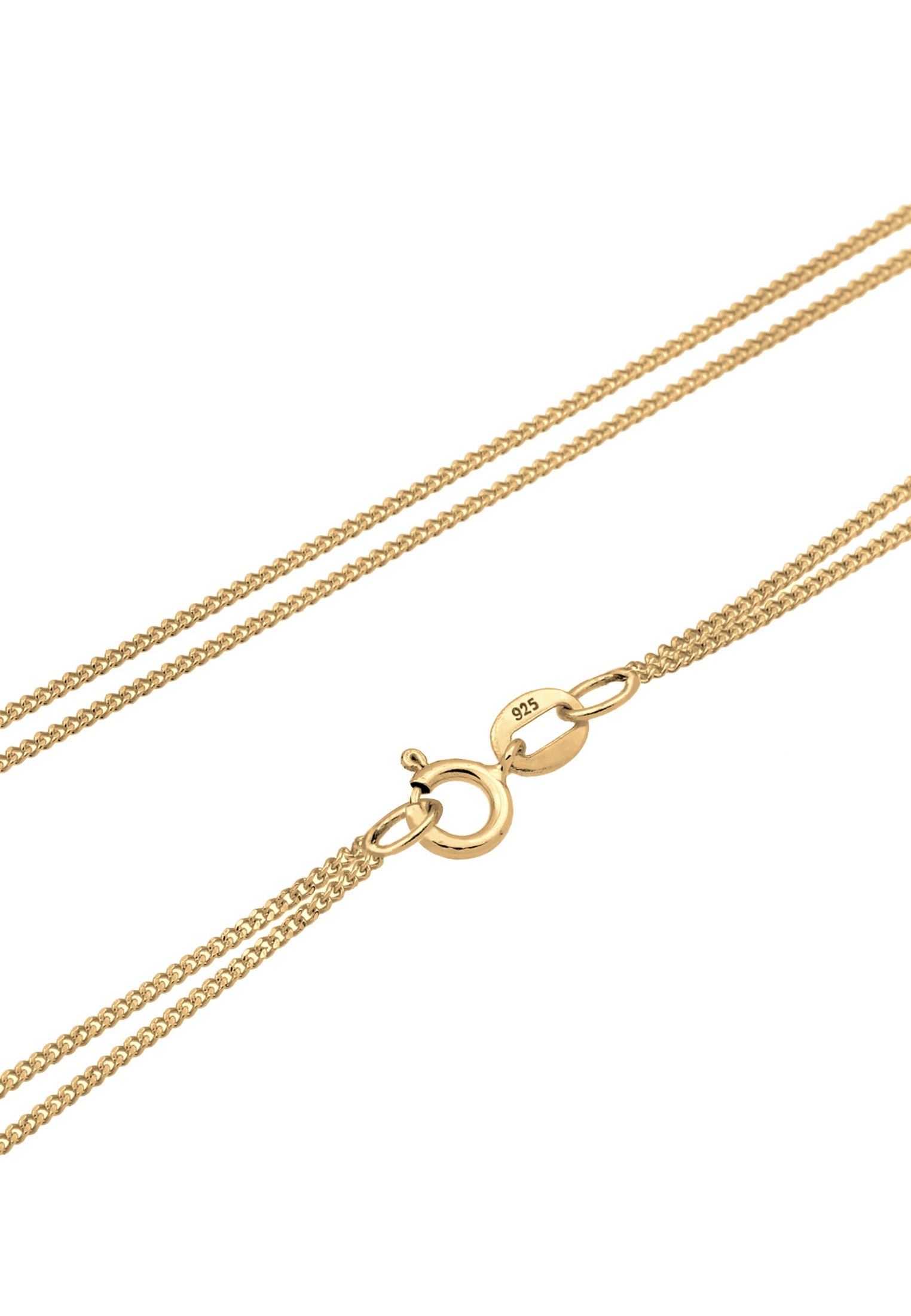 Elli Gliederkette »Layer Kristalle rund 925 Silber«