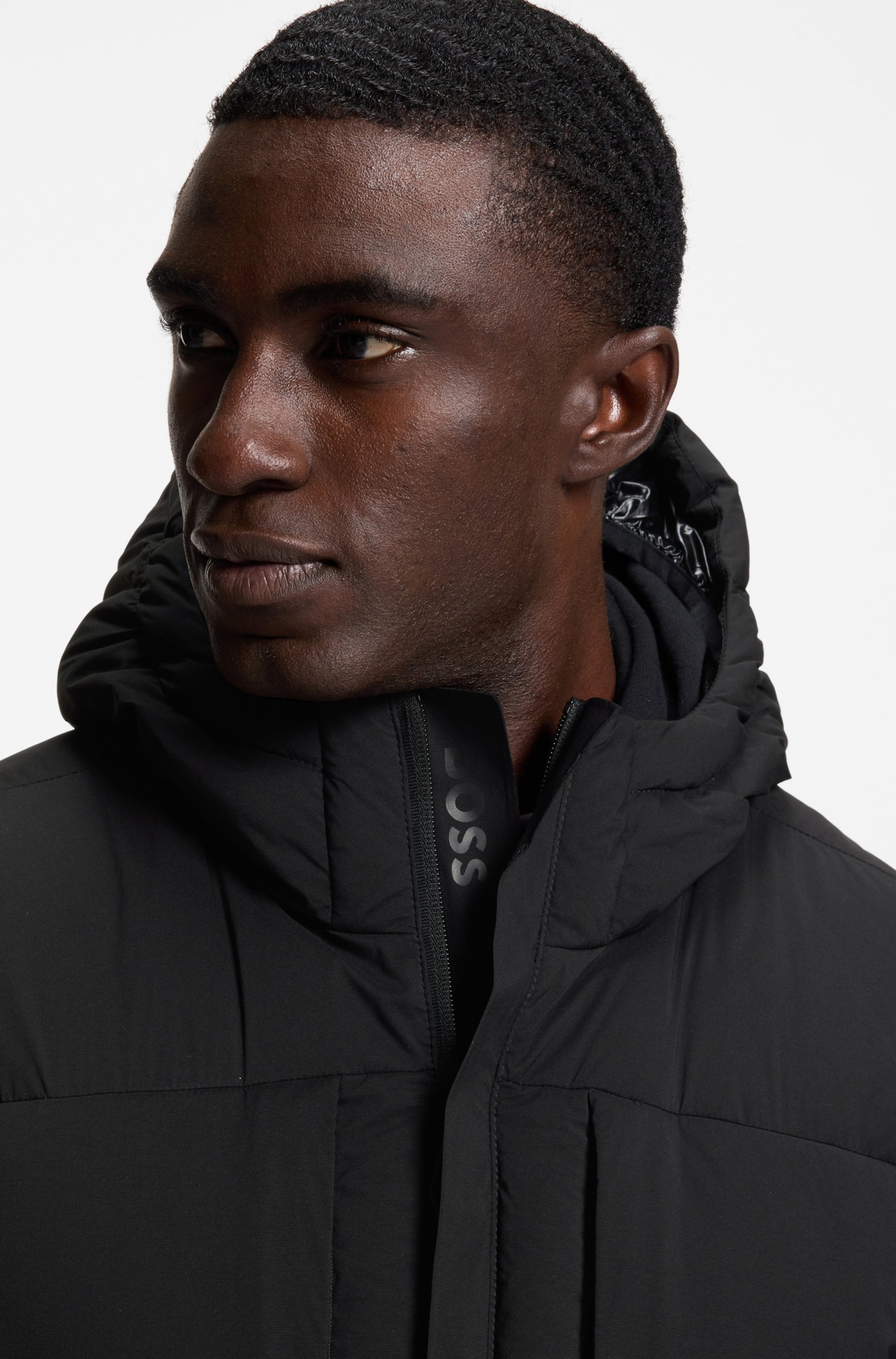 BOSS GREEN Steppmantel »OW Riplite Coat HD« 2-Wege-Zipper, Regular Fit, 4-Wege-Stretch-Qualität