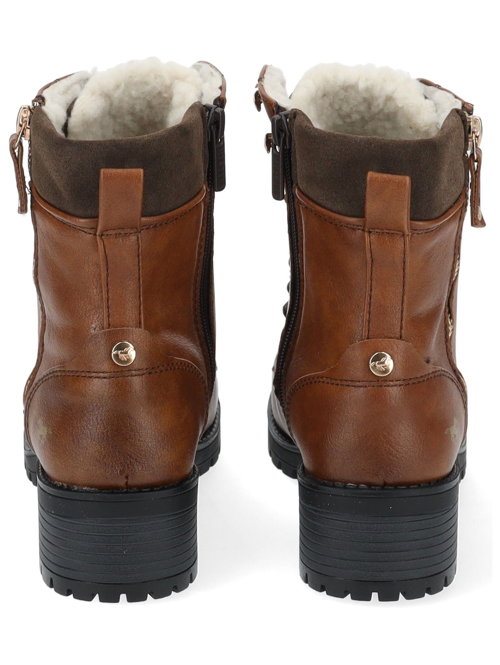 Mustang Shoes Schnürstiefelette »Mustang Shoes Stiefelette Lederimitat«