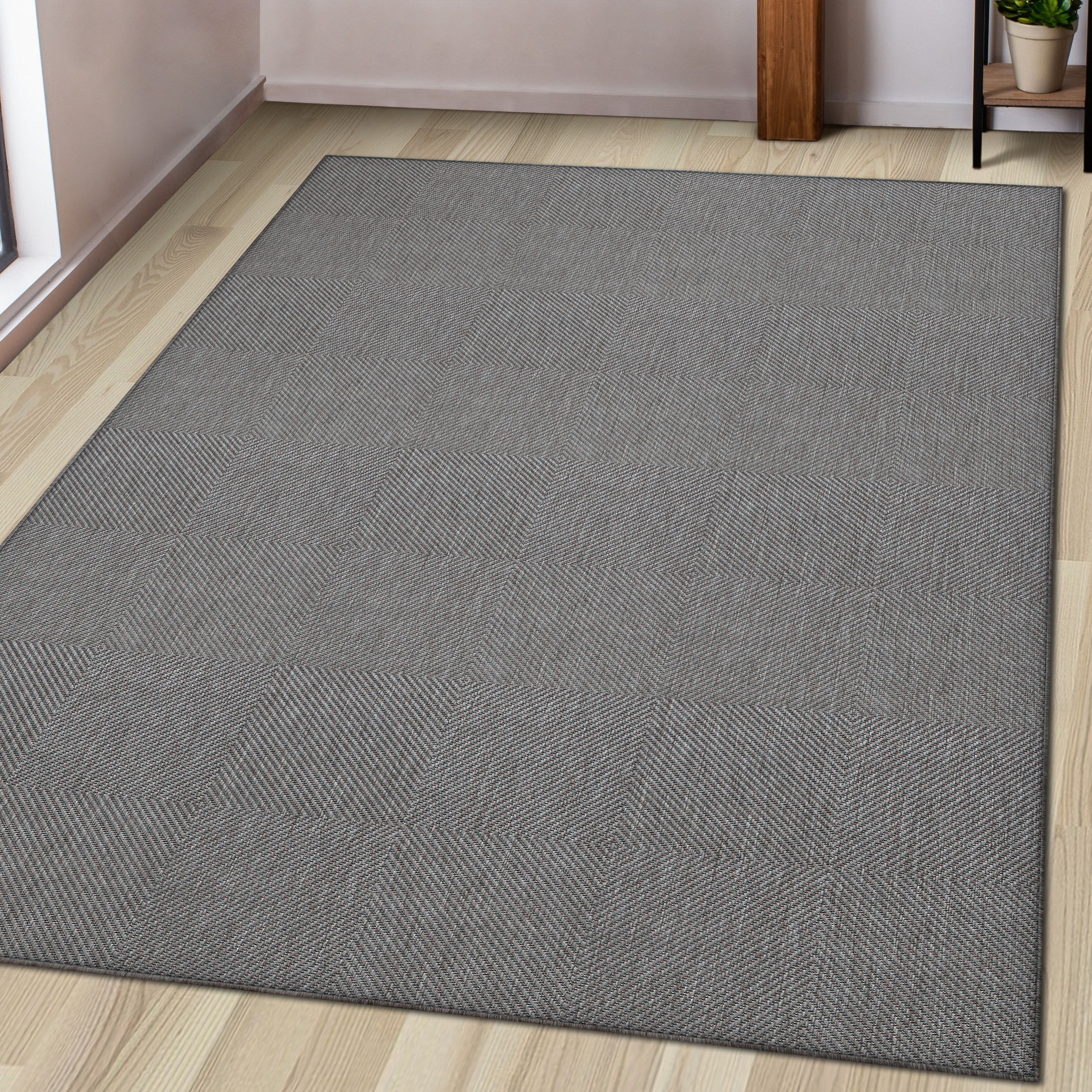 my home Teppich "Anna, auch als Läufer erhältlich" rechteckig 3 mm Höhe In- günstig online kaufen