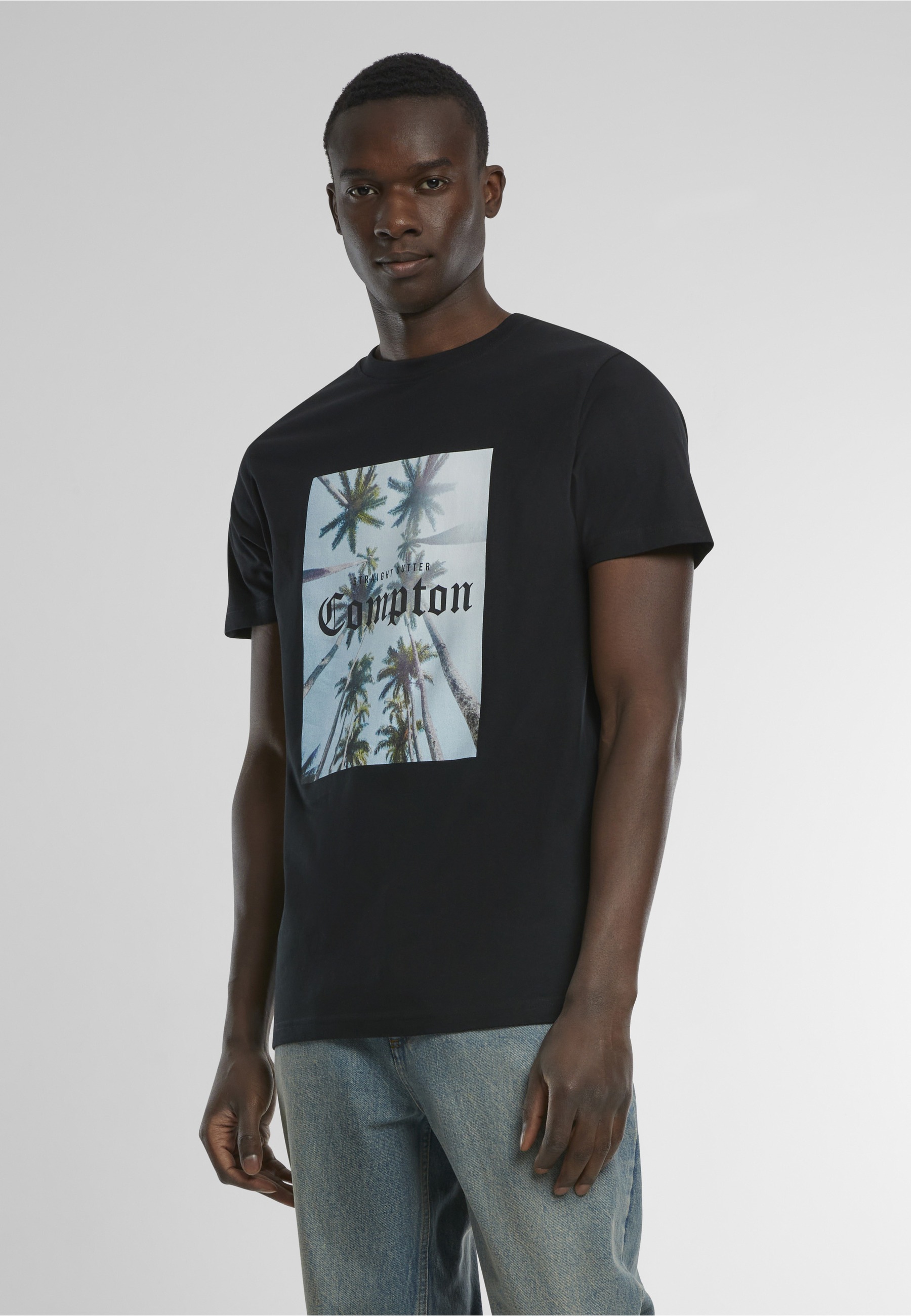 Merchcode Kurzarmshirt »Merchcode Herren Compton Palms Tee« 1