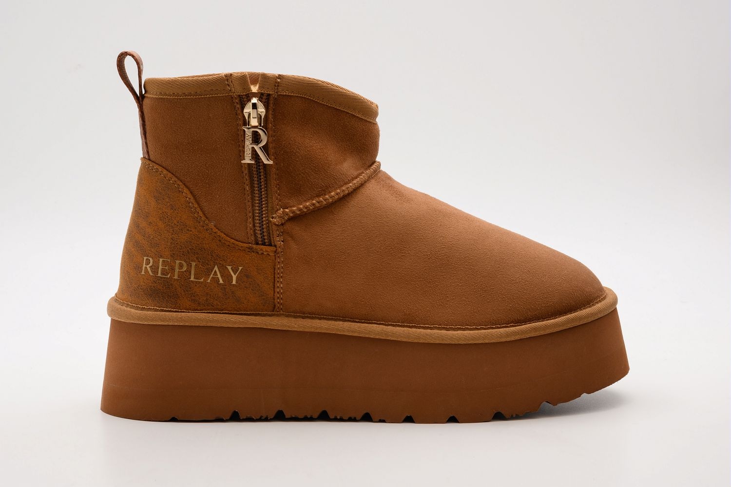 Replay Winterboots »CHIC ZIP«  Plateauboots, Stiefelette mit Anziehlasche und Reißverschluss