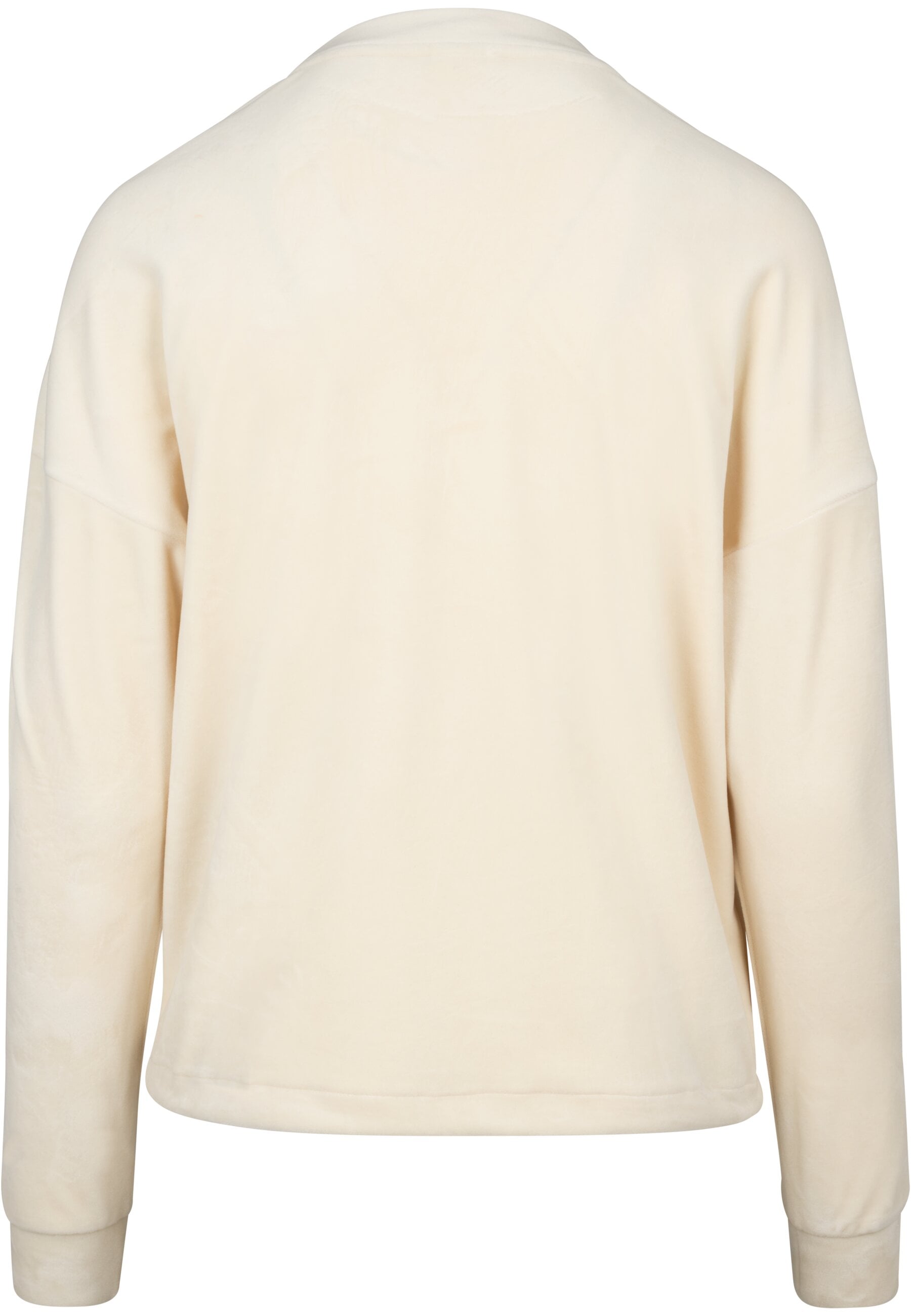 URBAN CLASSICS Sweatshirt »Urban Classics Damen Ladies Oversized Velvet Crew«, (1 tlg.)