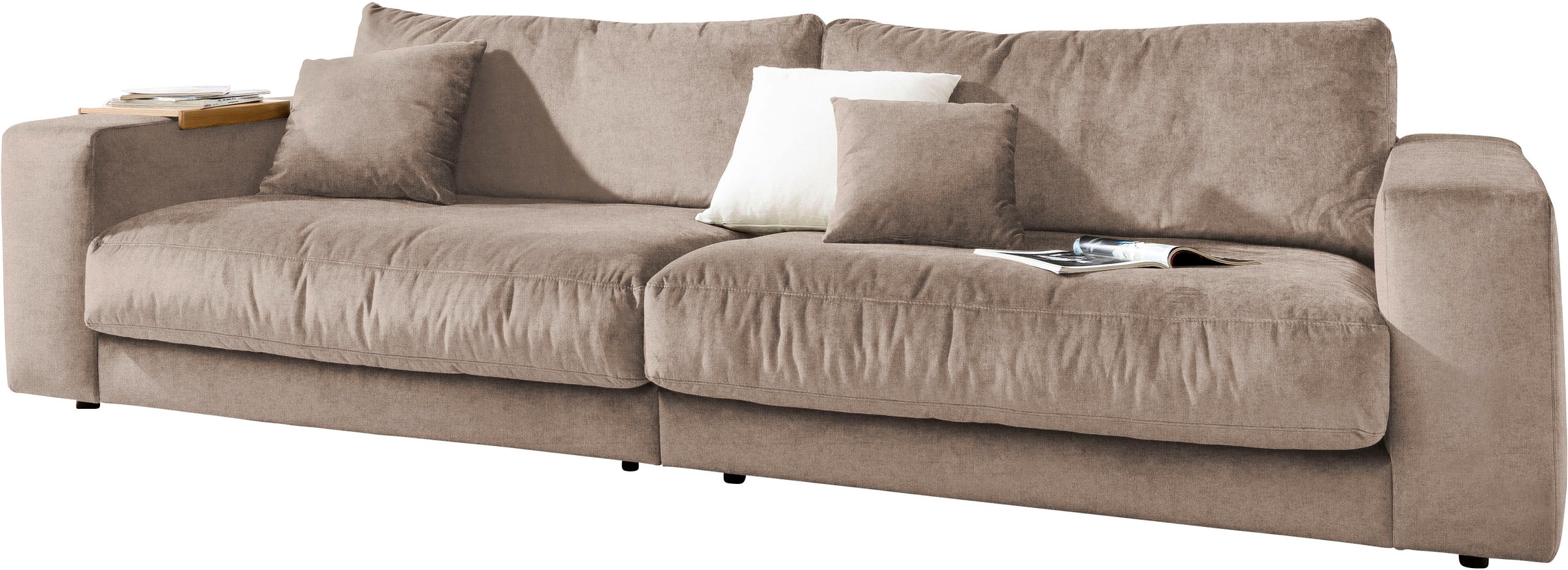 3C Candy Big-Sofa »Enisa | Wahlweise II«, kaufen 1 incl. Flatterkissen, mit care BAUR Easy Flecken-Schutz-Bezug