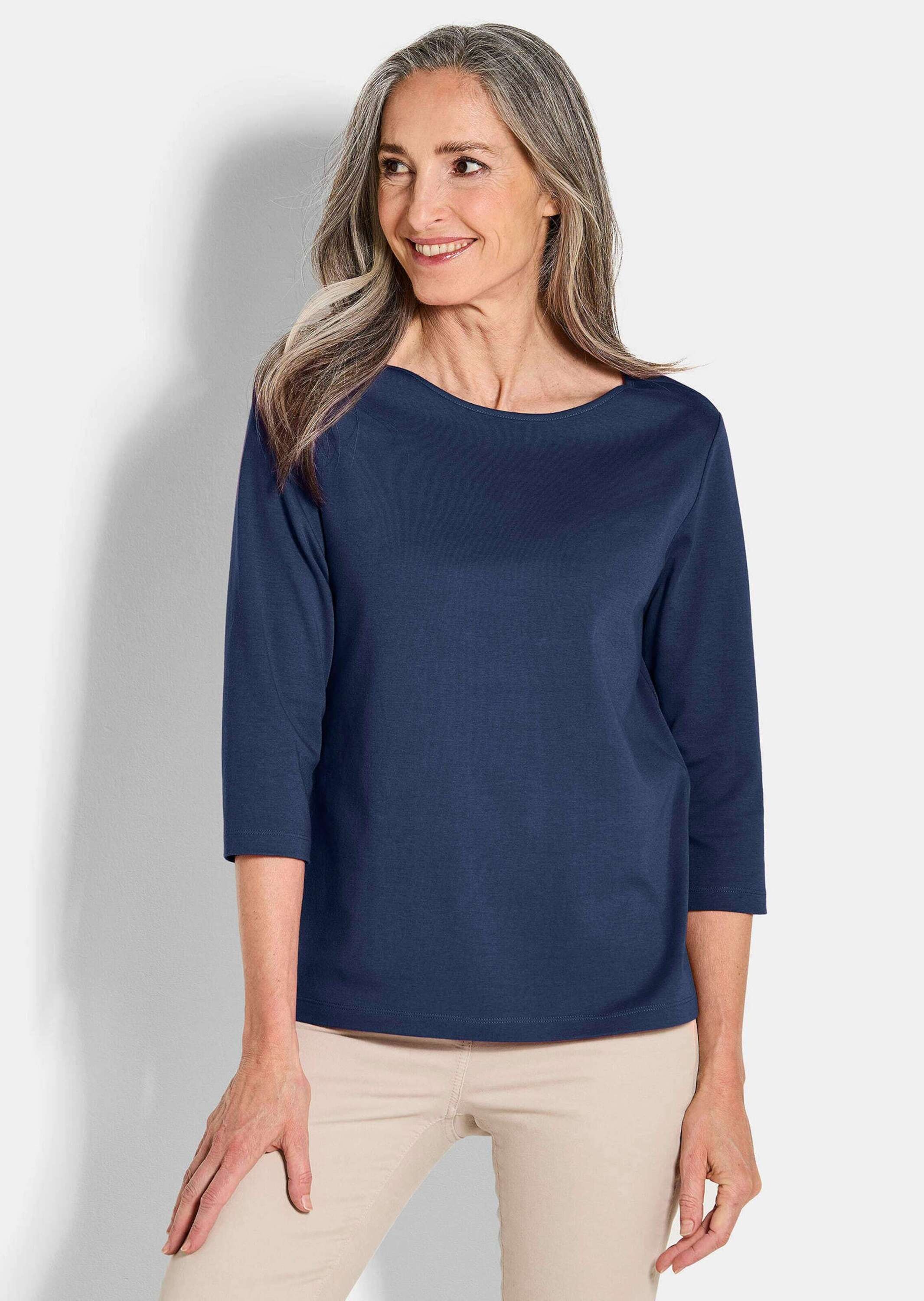 GOLDNER Kurzarmshirt »Basic-Shirt aus Interlock-Jersey«