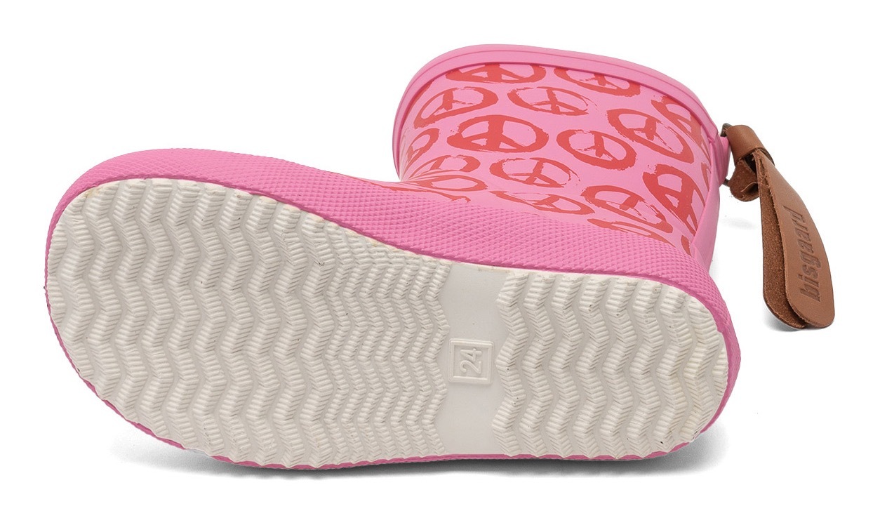 Bisgaard Gummistiefel »fashion Weite: normal«, Matschstiefel mit Print, Größenschablone zum Download