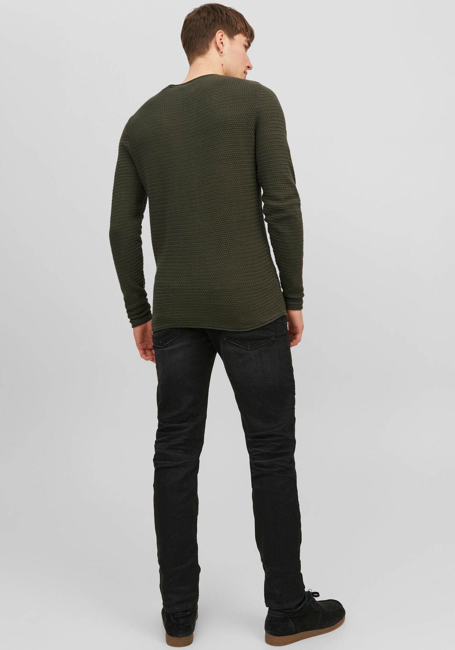 Jack & Jones Rundhalspullover "JPRBLUMIGUEL KNIT CREW NECK NOOS" günstig online kaufen