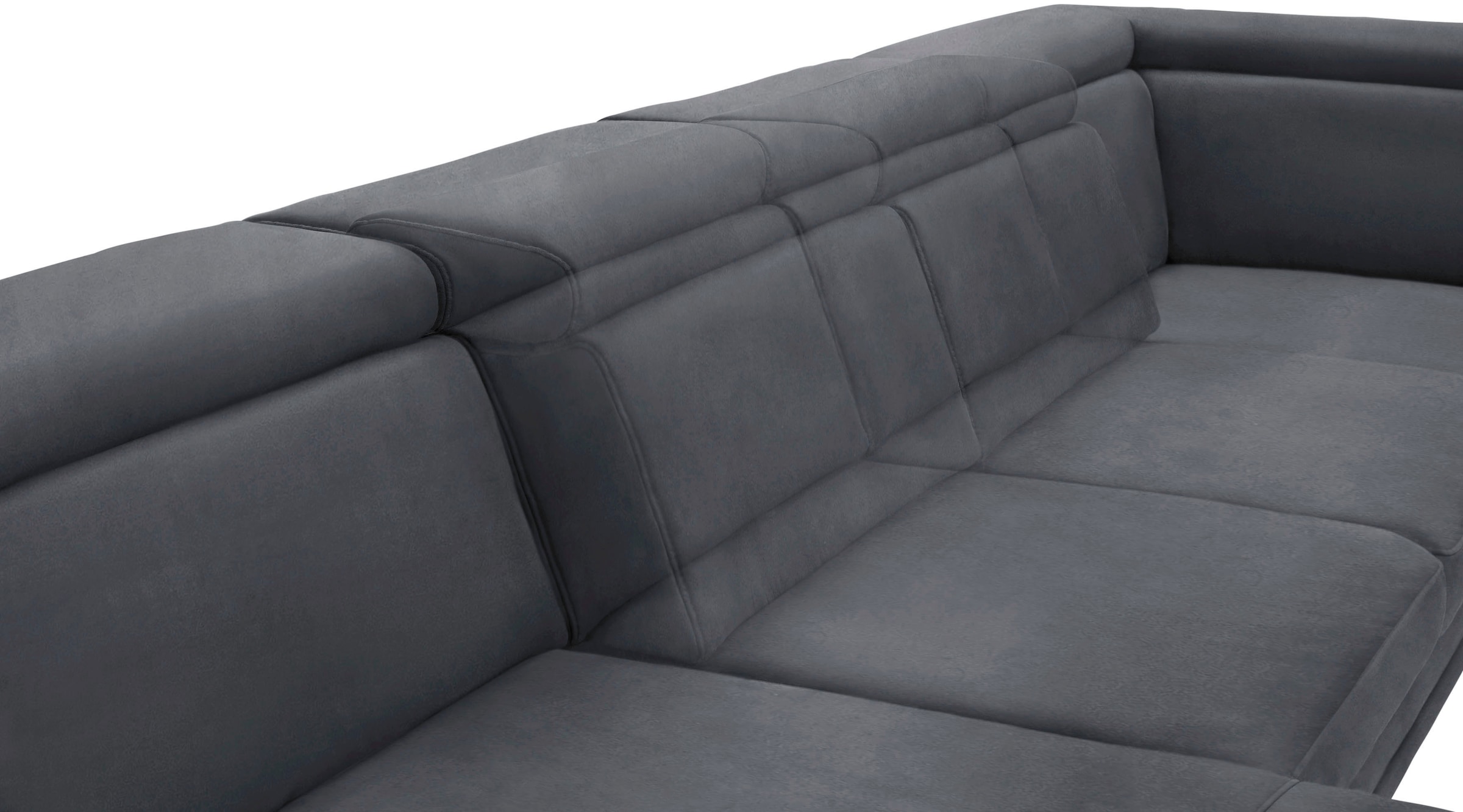 sit&more Wohnlandschaft »Scorpio U-Form«, inklusive Sitztiefenverstellung, mit Kopf- und Armteilverstellung