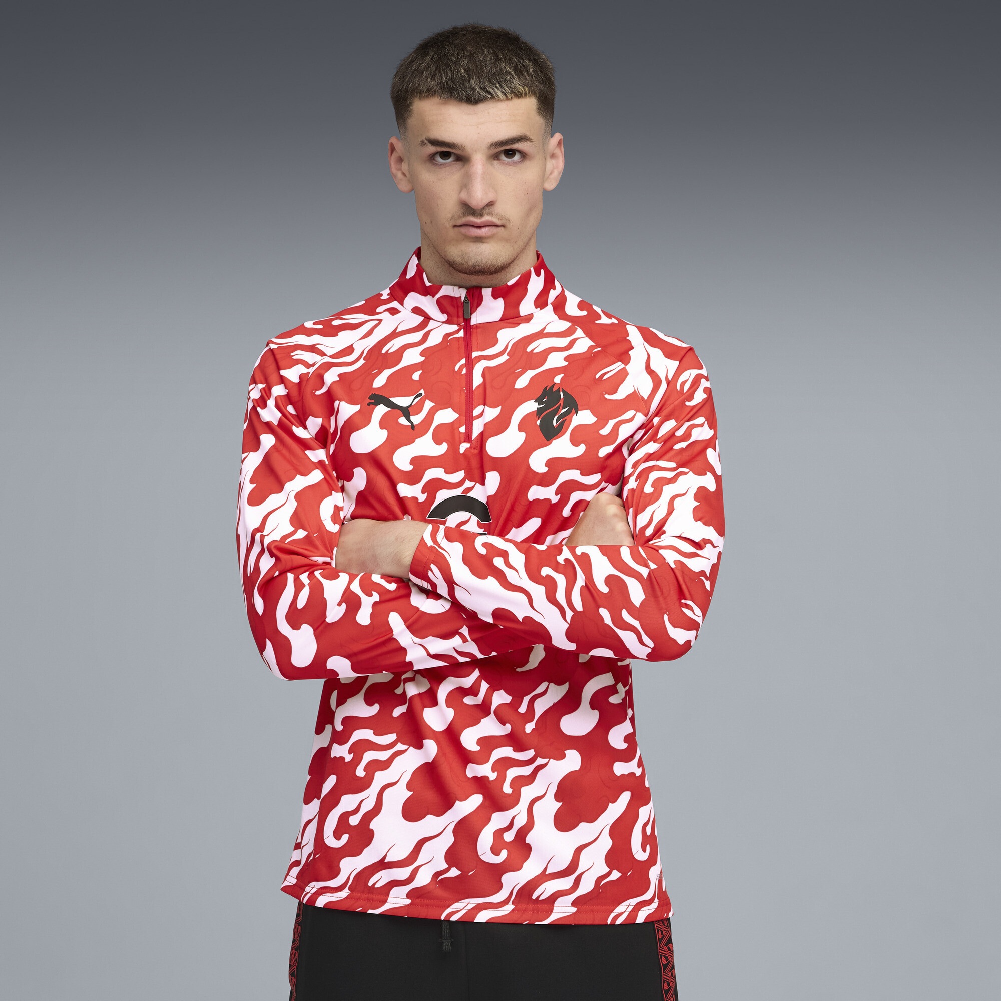 PUMA T-Shirt »AC Mailand Aufwärmoberteil Herren«