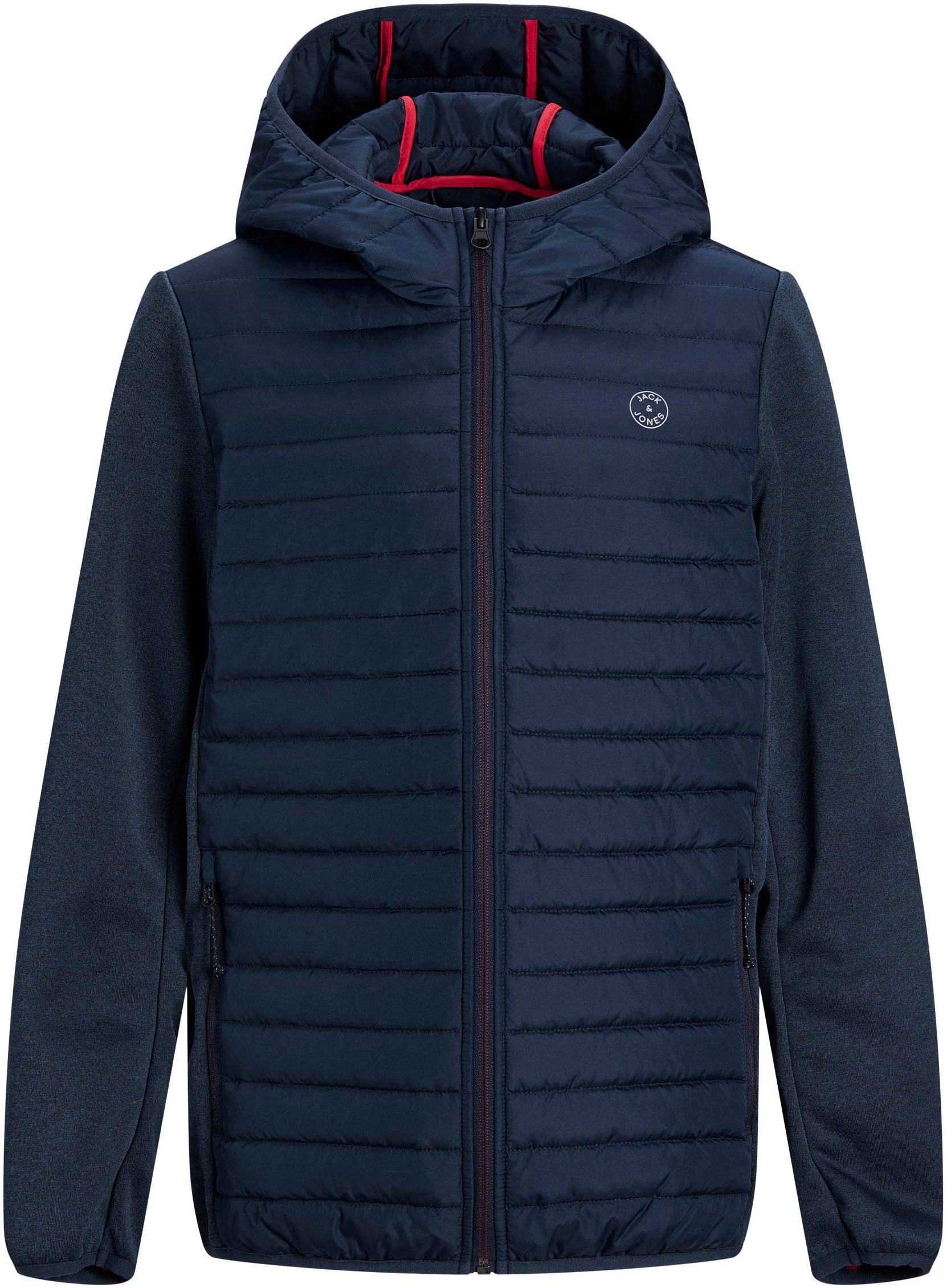 Jack & Jones Junior Hybridjacke »JJEMULTI QUILTED JACKET NOOS JNR«, mit Kapuze