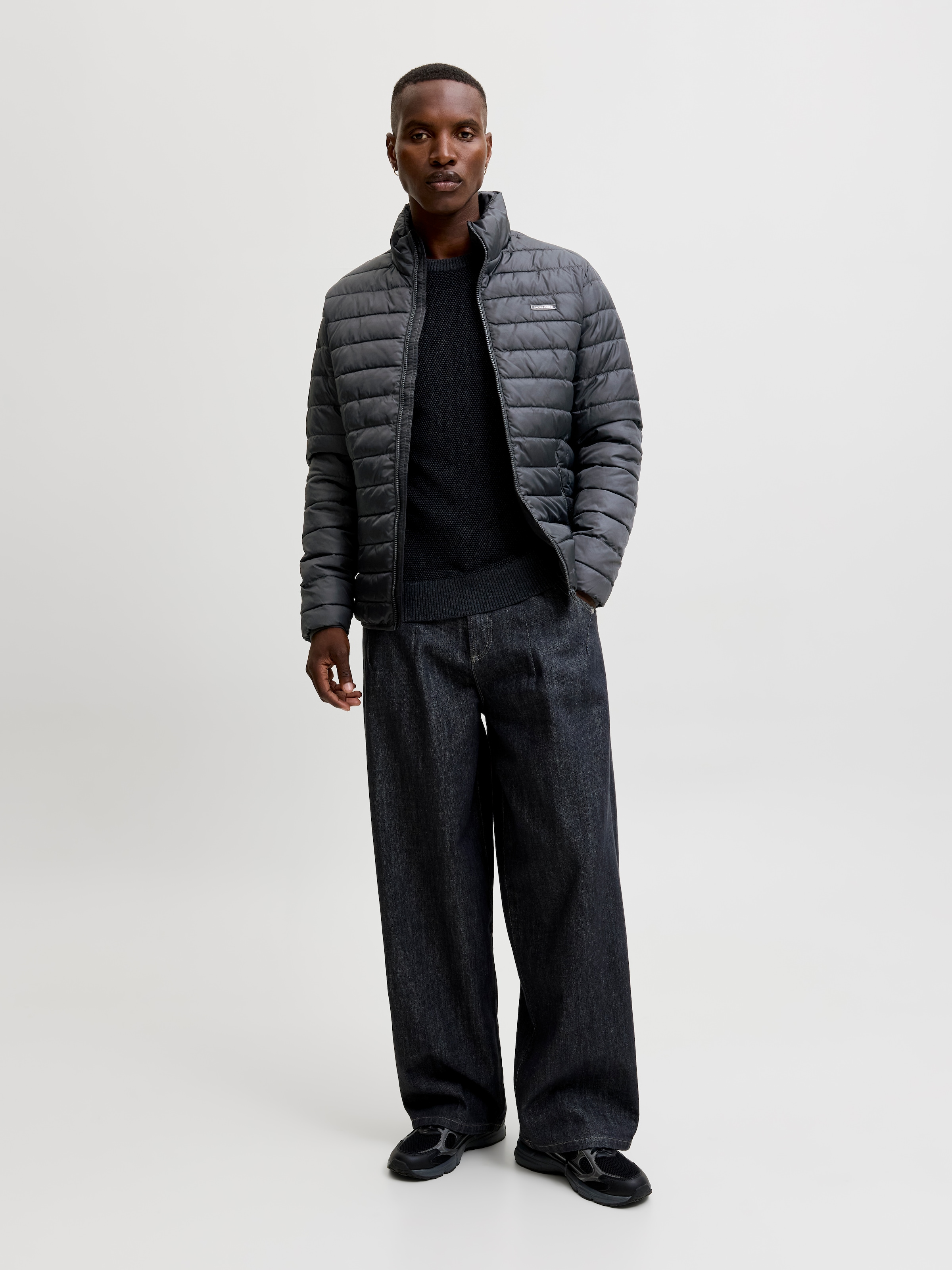 Jack & Jones Steppjacke »JJELVIS LIGHT PUFFER COLLAR« Kunstfaser, regular fit